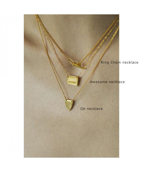 ラピュイ LAPUIS LAPUIS ネックレス Oh necklace 254-220116 （1/シルバー） 1/シルバー