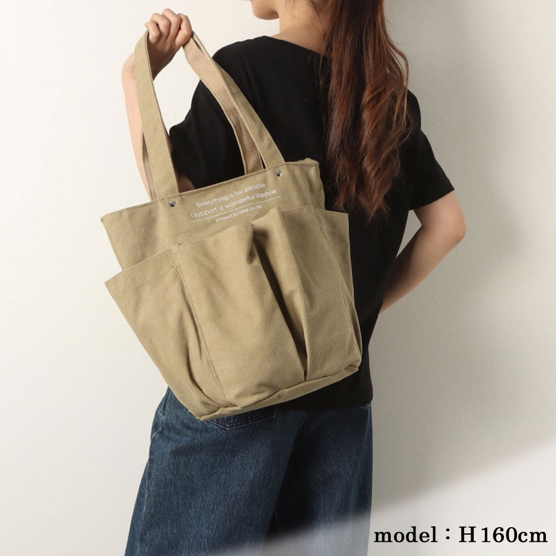ラフィール LAFIEL 帆布10ポケットトート