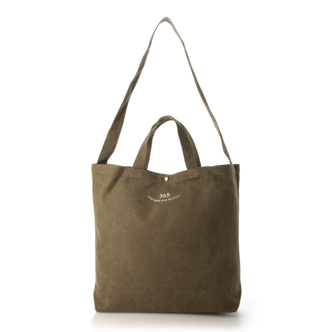 LAFIEL Canvas 365 Logo Print 2WAY Tote Shoulder Bag