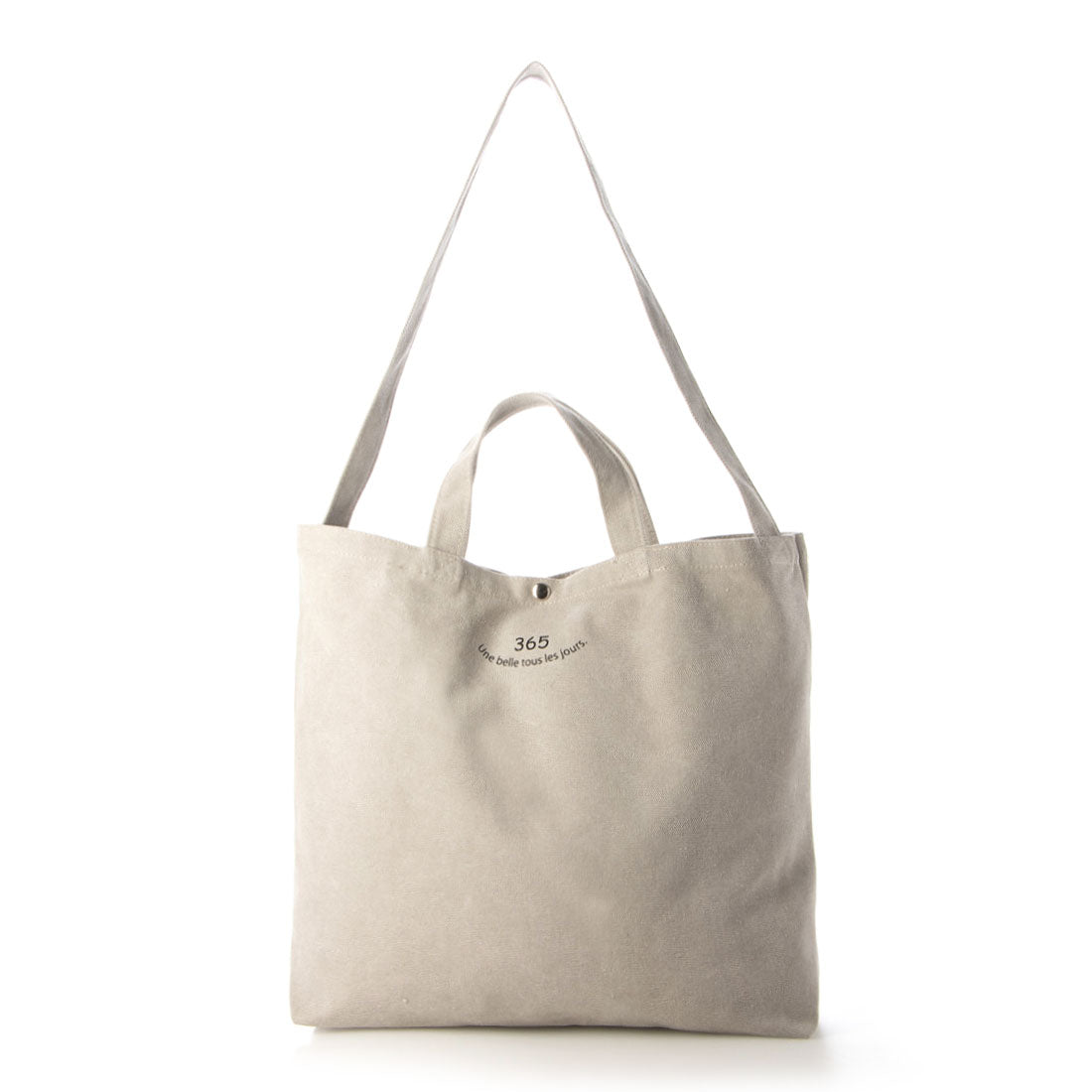 LAFIEL Canvas 365 Logo Print 2WAY Tote Shoulder Bag