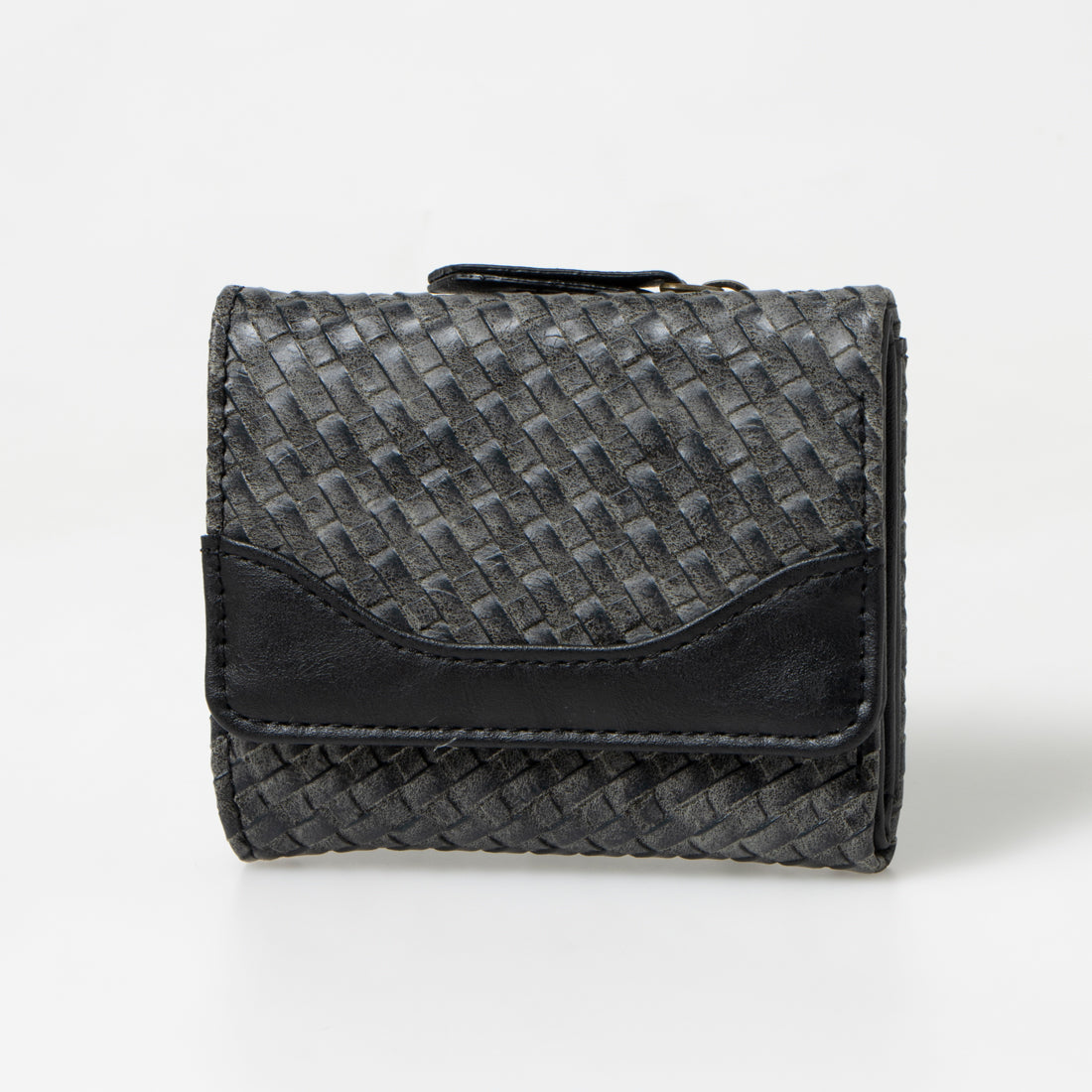 LAFIEL Embossed Mesh Mini Folding Wallet