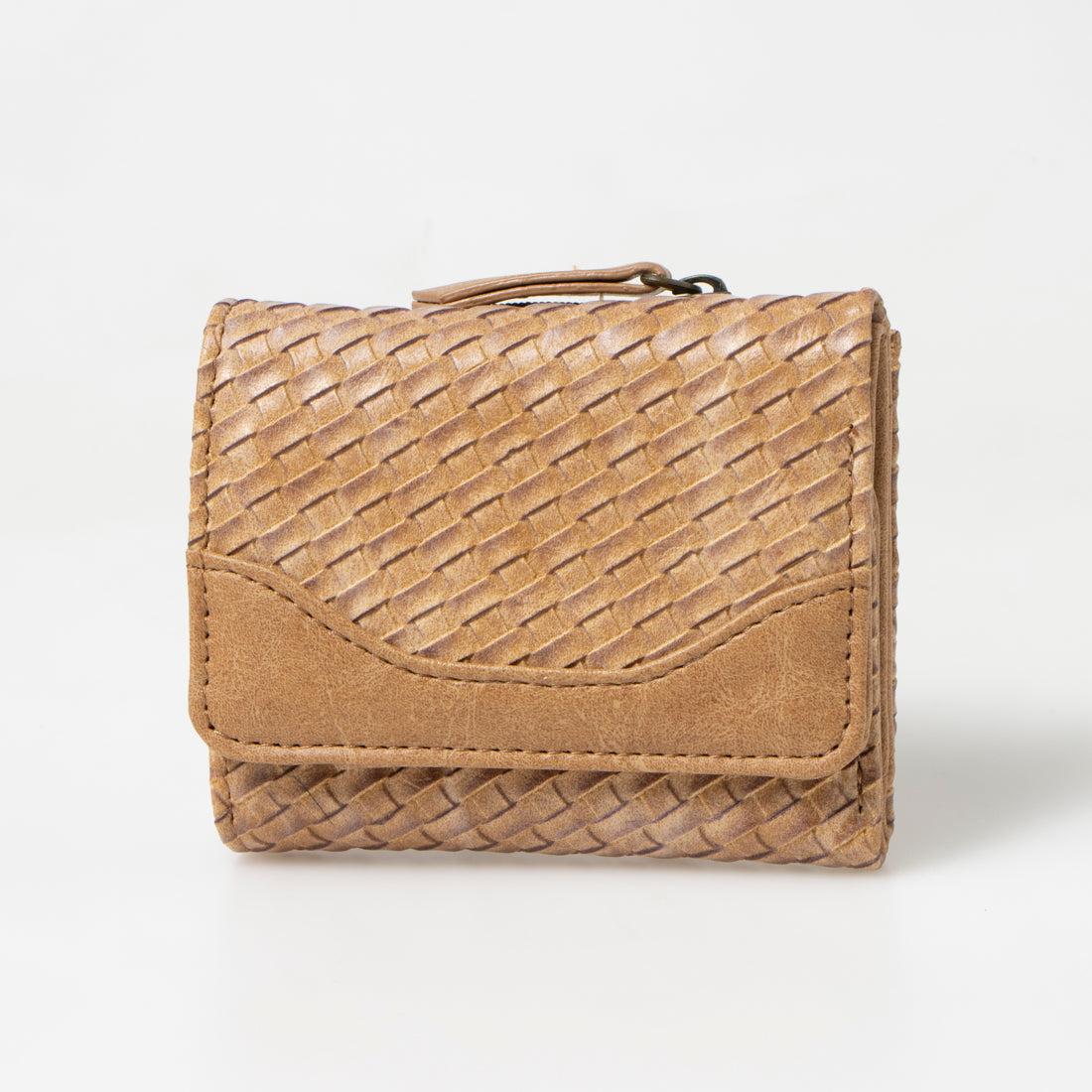 LAFIEL Embossed Mesh Mini Folding Wallet