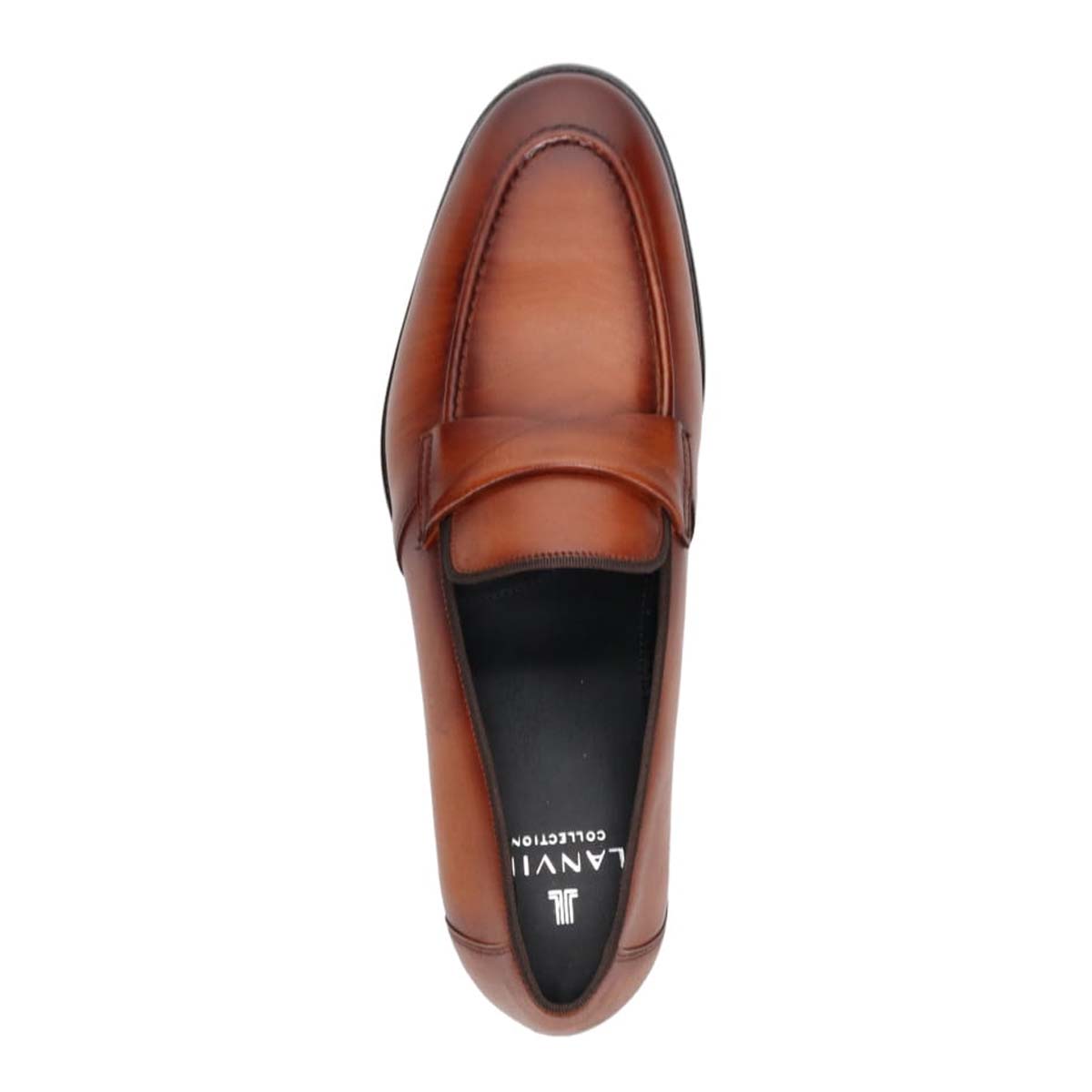 LANVIN COLLECTION Cross Belt Slip-On Shoes 83508
