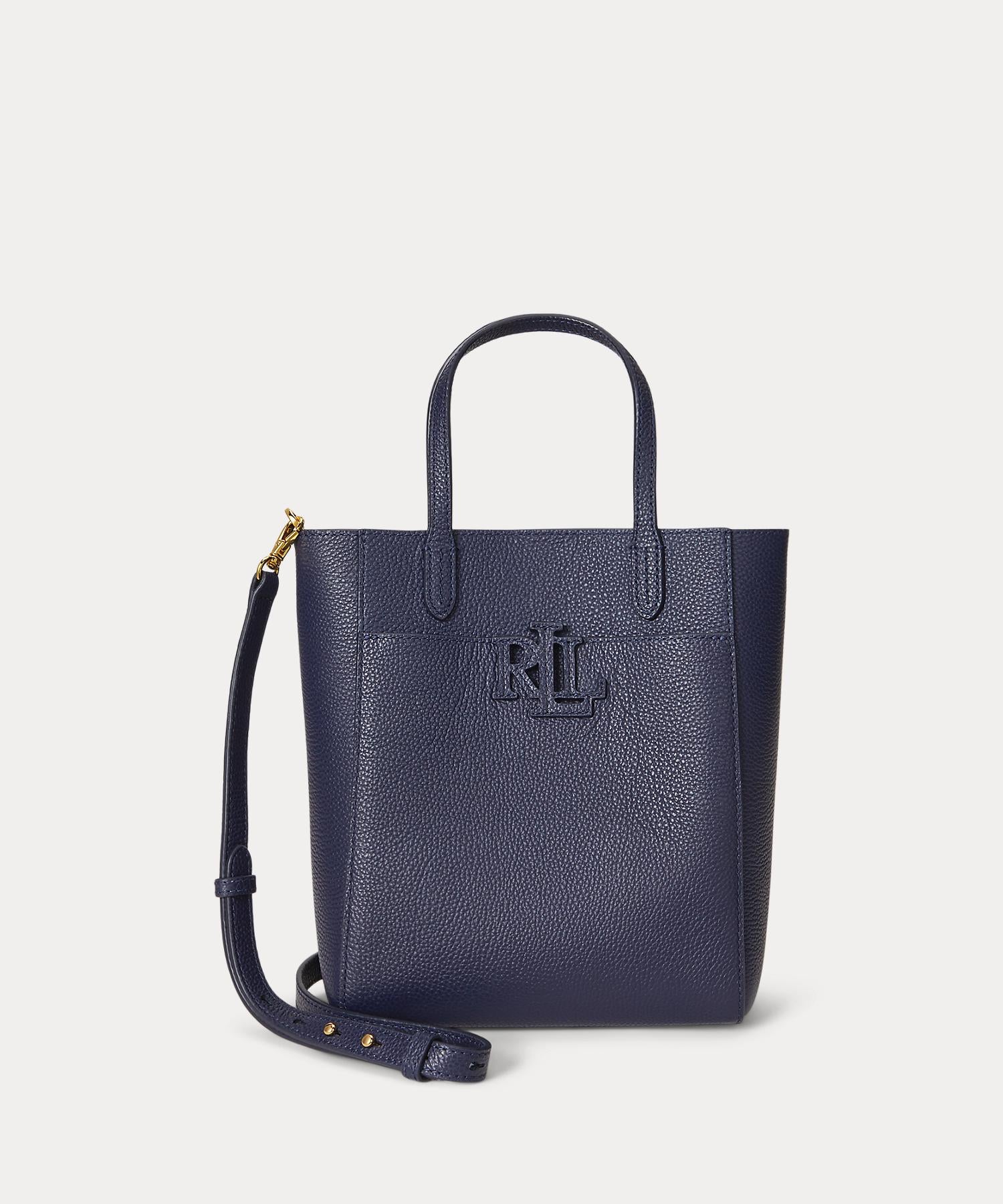 ローレン ラルフ ローレン LAUREN RALPH LAUREN ペブルド レザー スモール Cameryn トート バッグ （410ネイビー） 410ネイビー