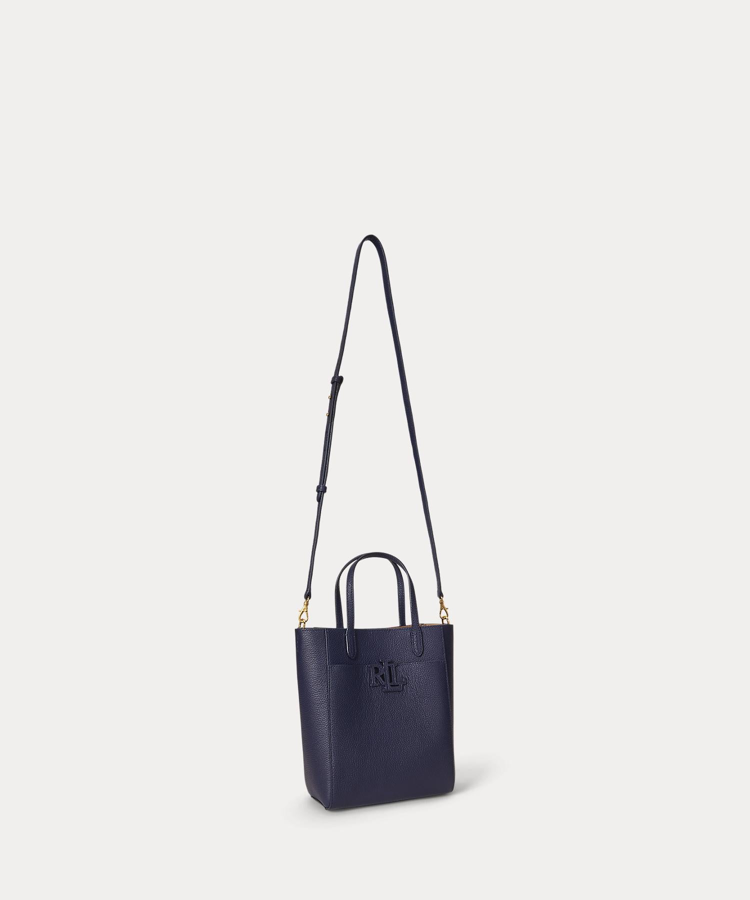 ローレン ラルフ ローレン LAUREN RALPH LAUREN ペブルド レザー スモール Cameryn トート バッグ （410ネイビー） 410ネイビー