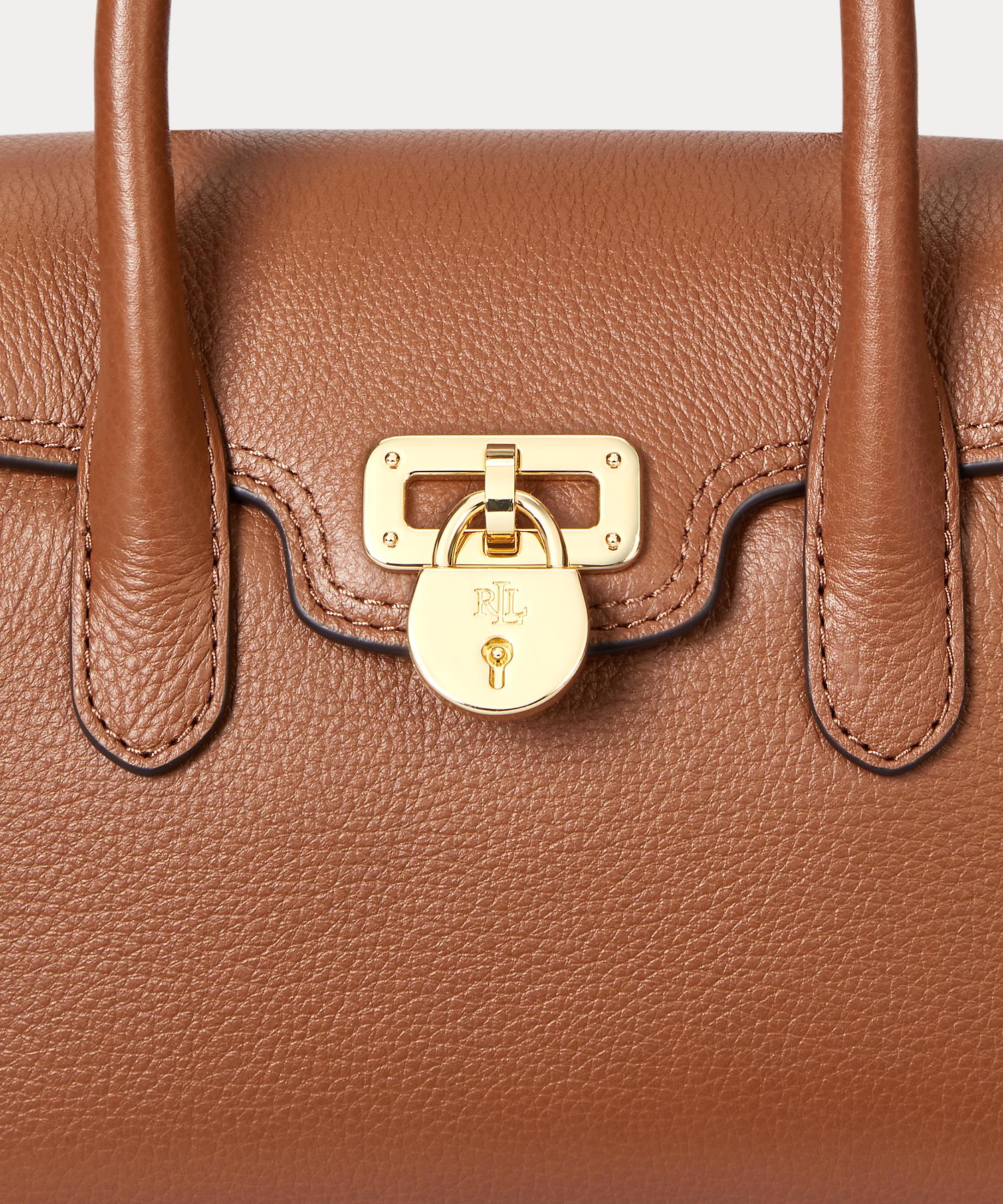 ローレン ラルフ ローレン LAUREN RALPH LAUREN ペブルド レザー スモール Tanner サッチェル （200ブラウン） 200ブラウン
