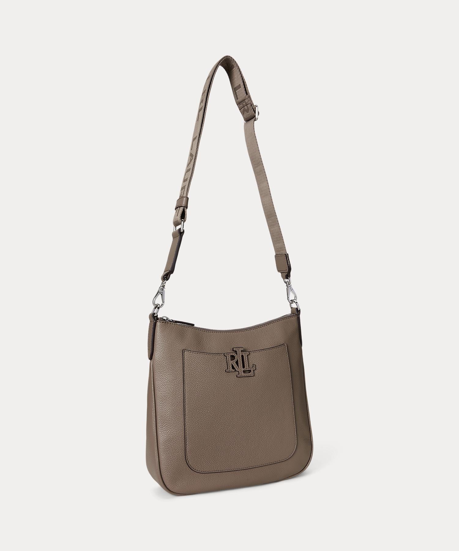 ローレン ラルフ ローレン LAUREN RALPH LAUREN ペブルド レザー ラージ Cameryn クロスボディ （230ブラウン） 230ブラウン