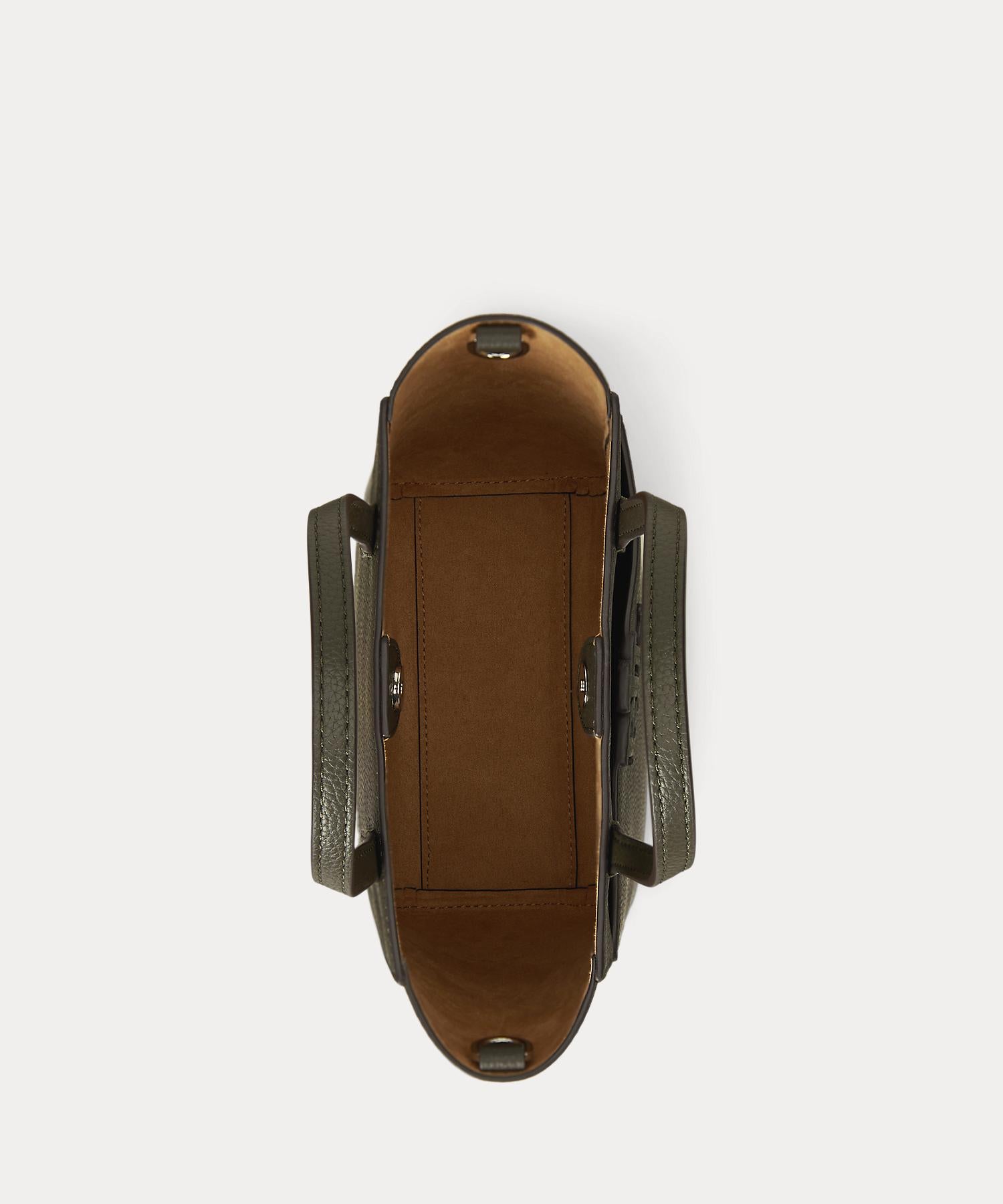 ローレン ラルフ ローレン LAUREN RALPH LAUREN ペブルド レザー スモール Cameryn トート バッグ （301グリーン） 301グリーン