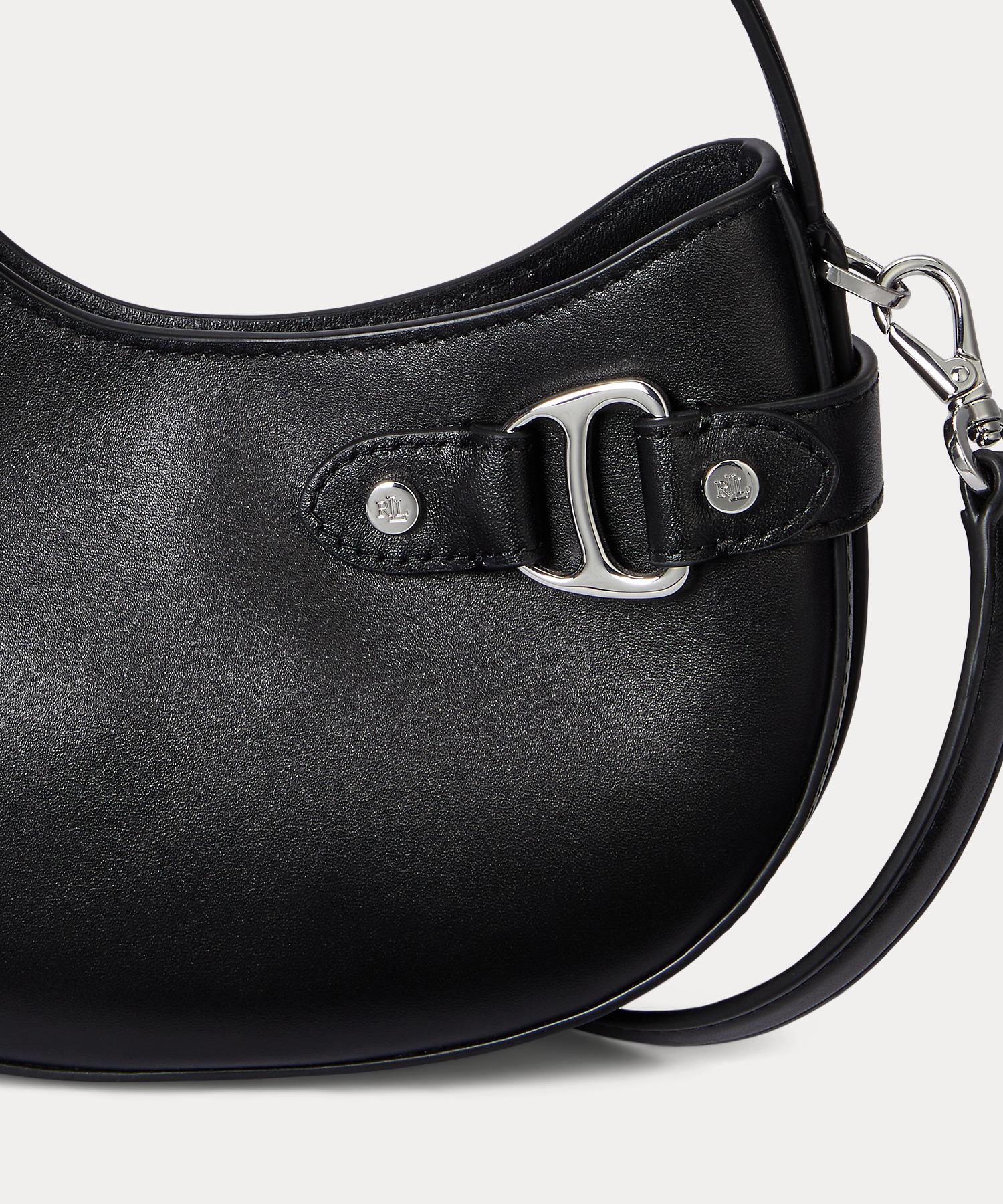 ローレン ラルフ ローレン LAUREN RALPH LAUREN レザー スモール Tasha クロスボディ バッグ （001ブラック） 001ブラック