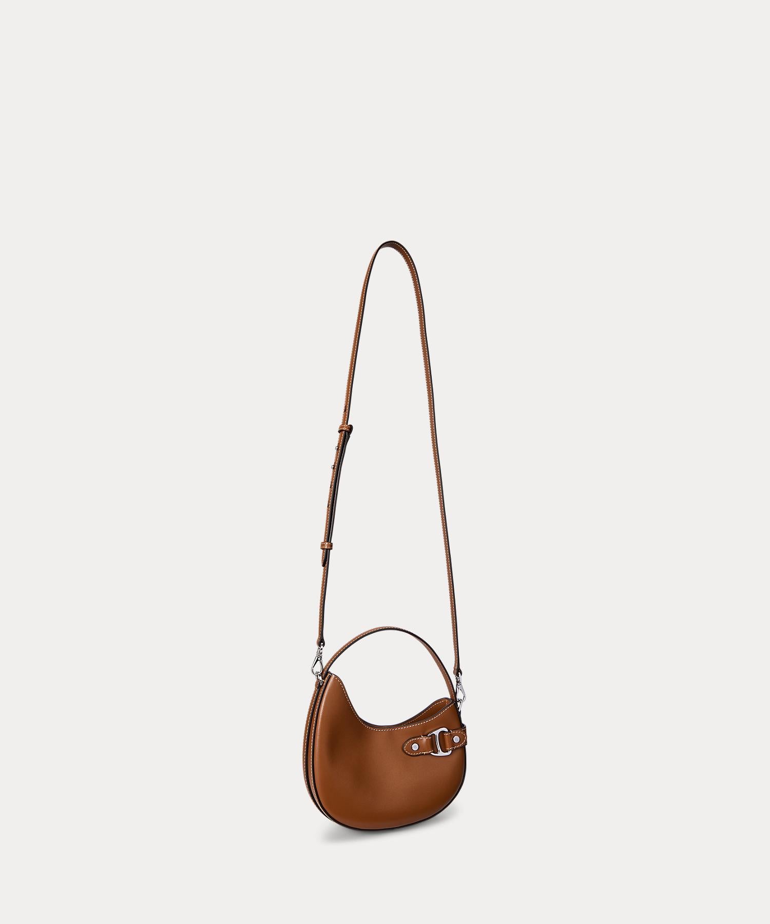 ローレン ラルフ ローレン LAUREN RALPH LAUREN レザー スモール Tasha クロスボディ バッグ （200ブラウン） 200ブラウン