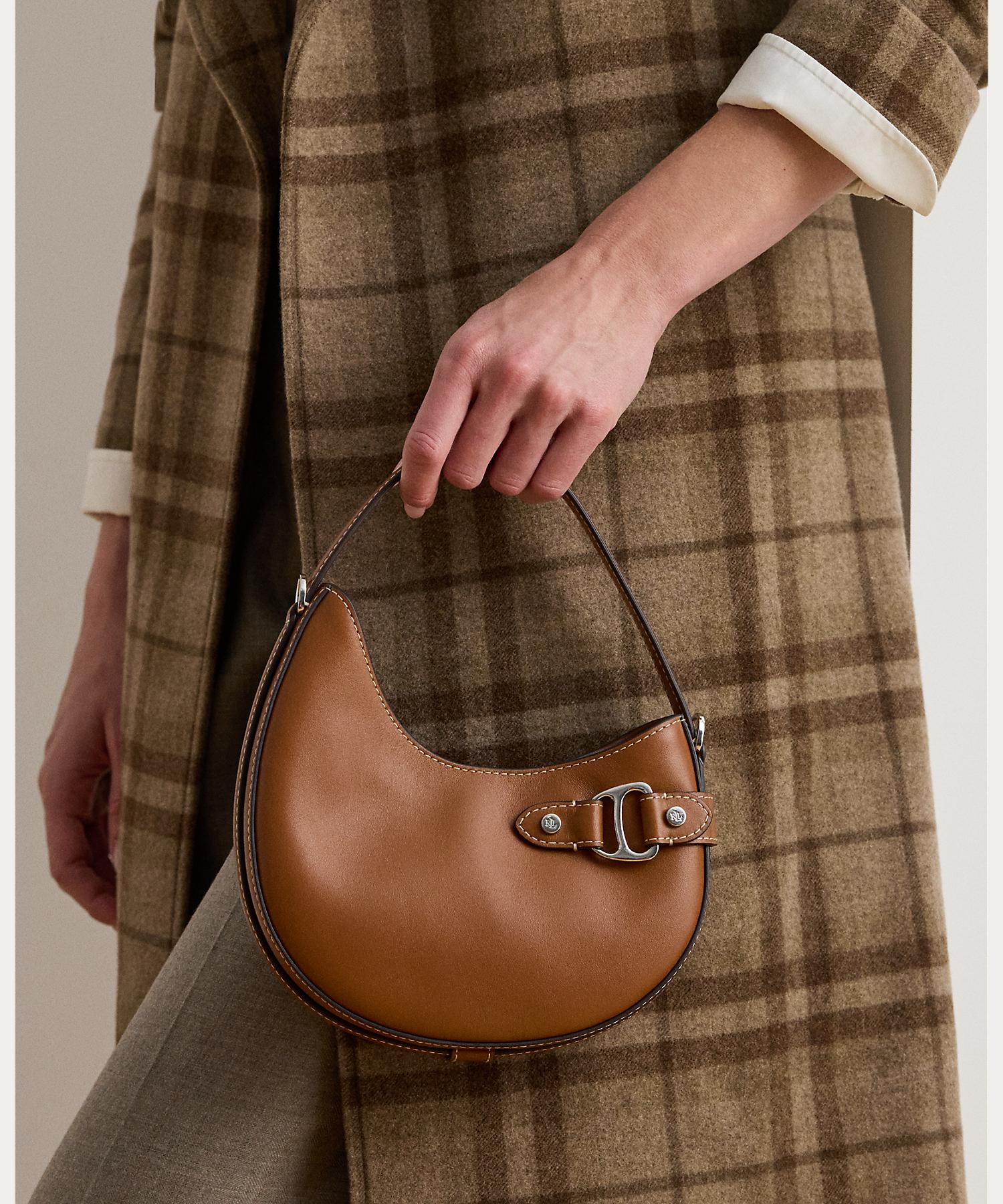 ローレン ラルフ ローレン LAUREN RALPH LAUREN レザー スモール Tasha クロスボディ バッグ （200ブラウン） 200ブラウン
