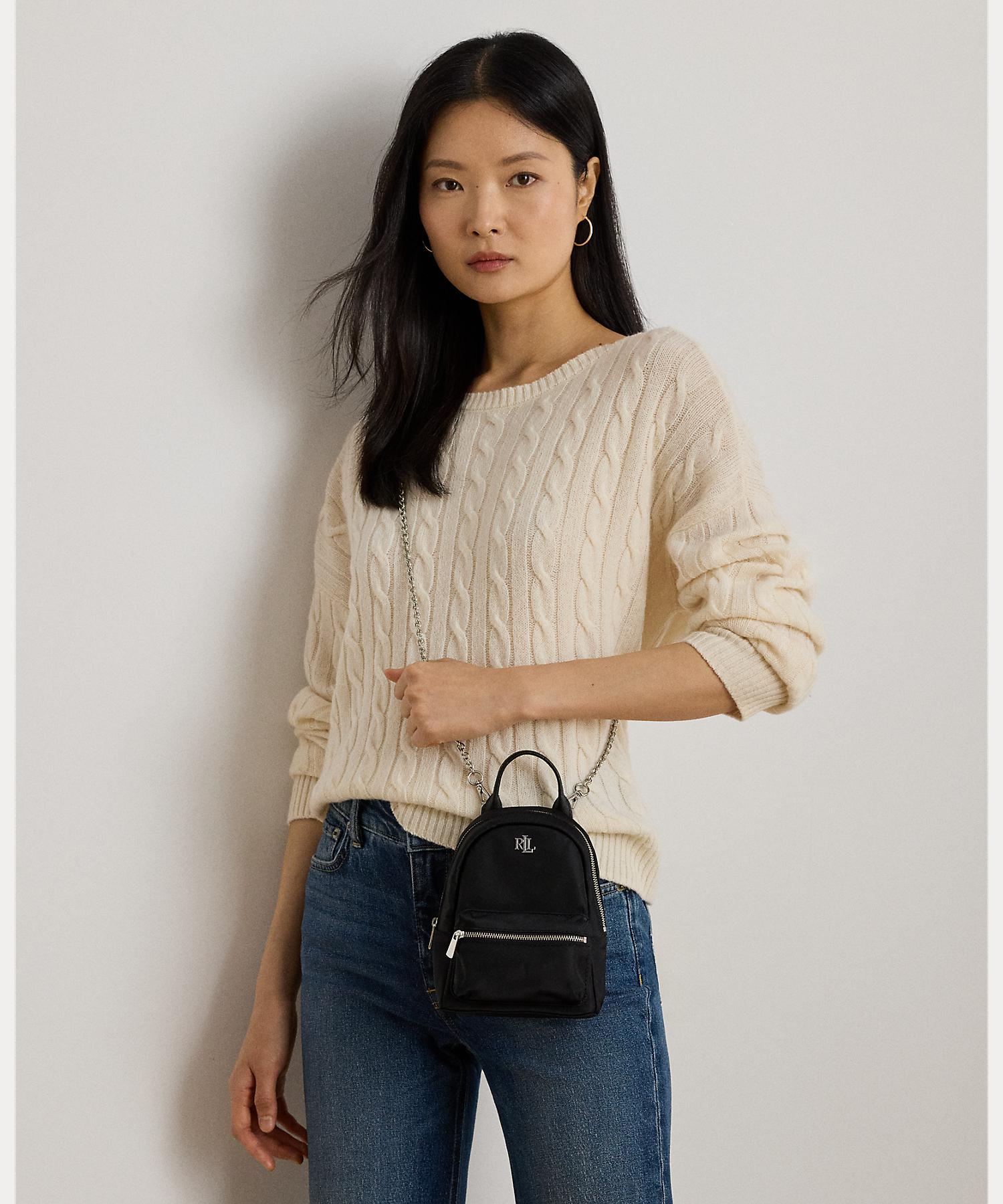 ローレン ラルフ ローレン LAUREN RALPH LAUREN ナイロン ミニ Stevie クロスボディ （001ブラック） 001ブラック