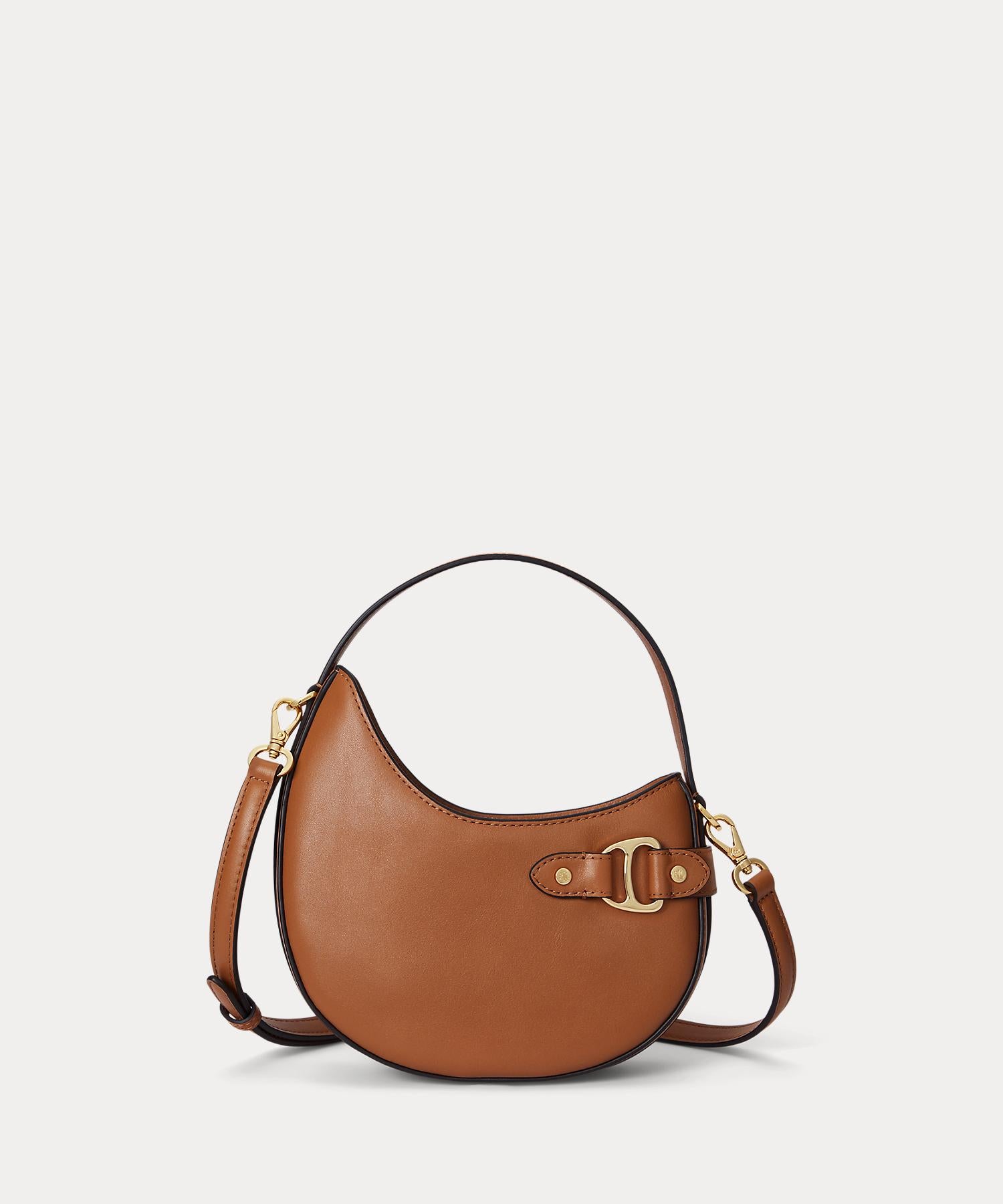 ローレン ラルフ ローレン LAUREN RALPH LAUREN レザー スモール Tasha クロスボディ バッグ （200ブラウン） 200ブラウン