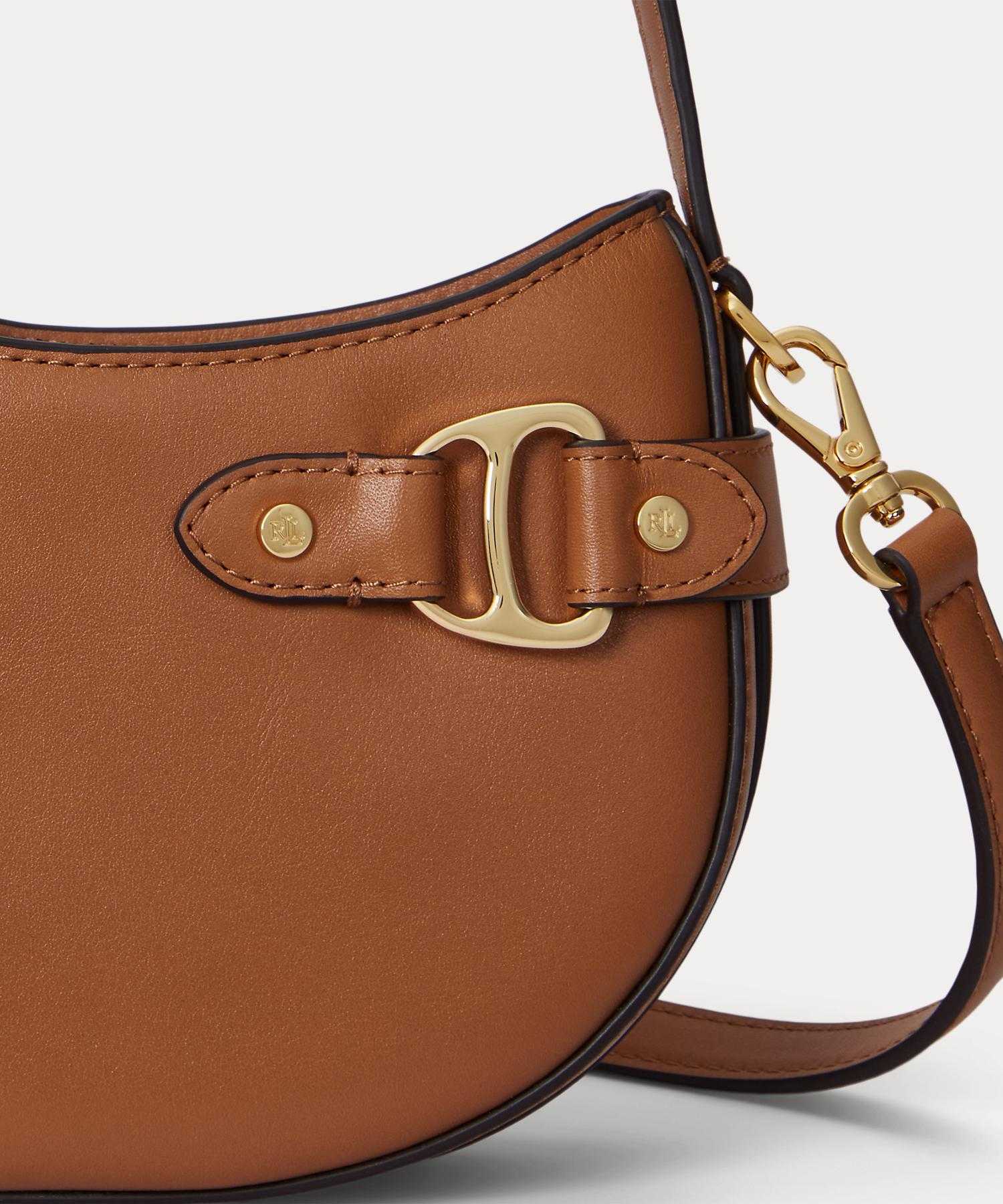 ローレン ラルフ ローレン LAUREN RALPH LAUREN レザー スモール Tasha クロスボディ バッグ （200ブラウン） 200ブラウン
