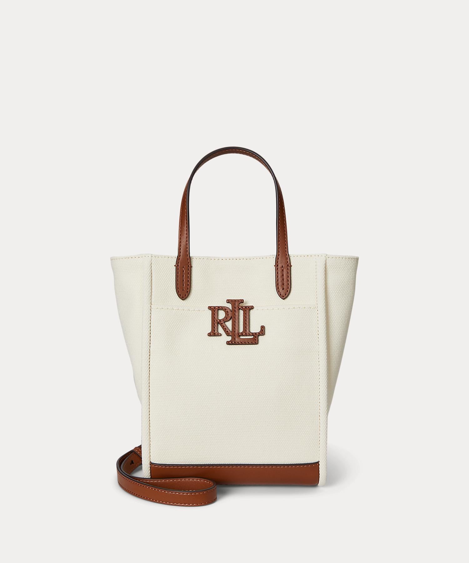 ローレン ラルフ ローレン LAUREN RALPH LAUREN キャンバス スモール Cameryn トート バッグ （101ナチュラル） 101ナチュラル