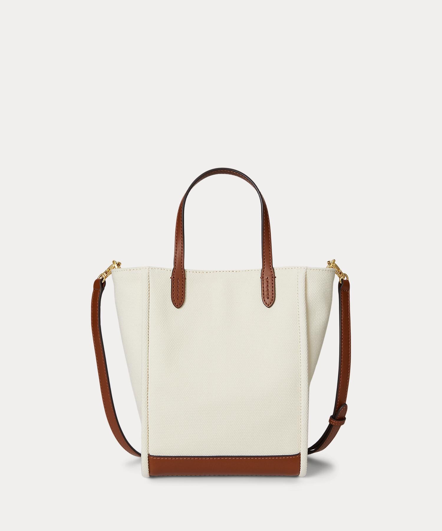 ローレン ラルフ ローレン LAUREN RALPH LAUREN キャンバス スモール Cameryn トート バッグ （101ナチュラル） 101ナチュラル