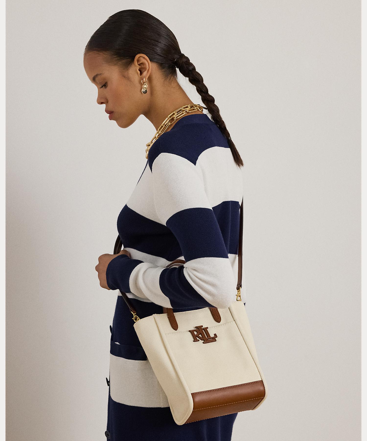 ローレン ラルフ ローレン LAUREN RALPH LAUREN キャンバス スモール Cameryn トート バッグ （101ナチュラル） 101ナチュラル