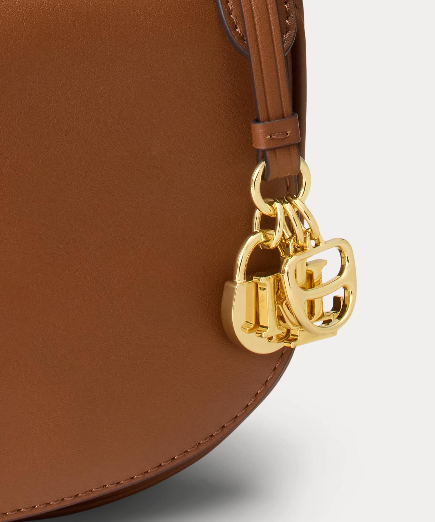 ローレン ラルフ ローレン LAUREN RALPH LAUREN レザー ミディアム Marcy クロスボディ バッグ （200ブラウン） 200ブラウン