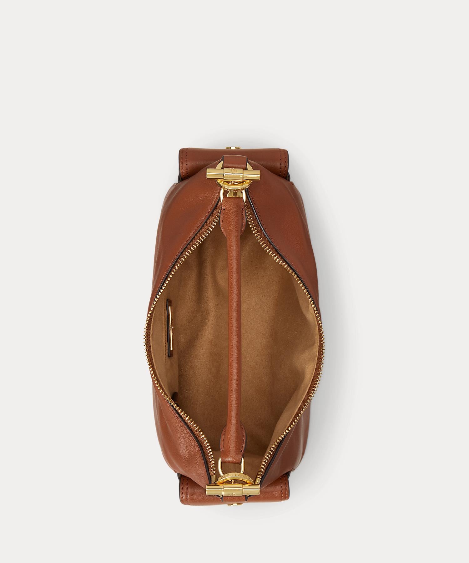 ローレン ラルフ ローレン LAUREN RALPH LAUREN ナッパ レザー スモール Blaike ショルダー バッグ （200ブラウン） 200ブラウン