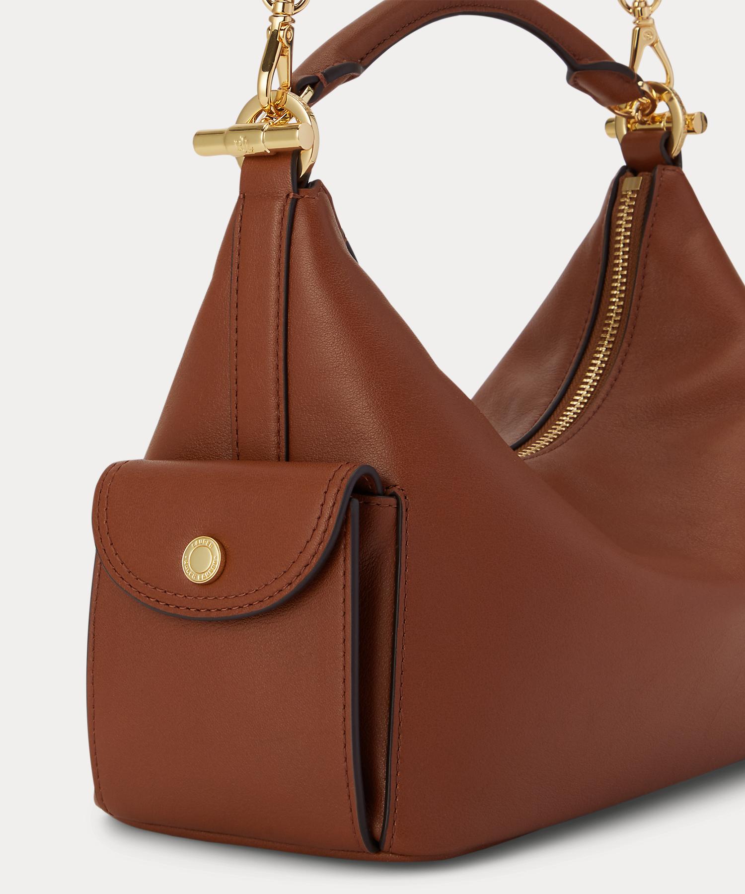ローレン ラルフ ローレン LAUREN RALPH LAUREN ナッパ レザー スモール Blaike ショルダー バッグ （200ブラウン） 200ブラウン