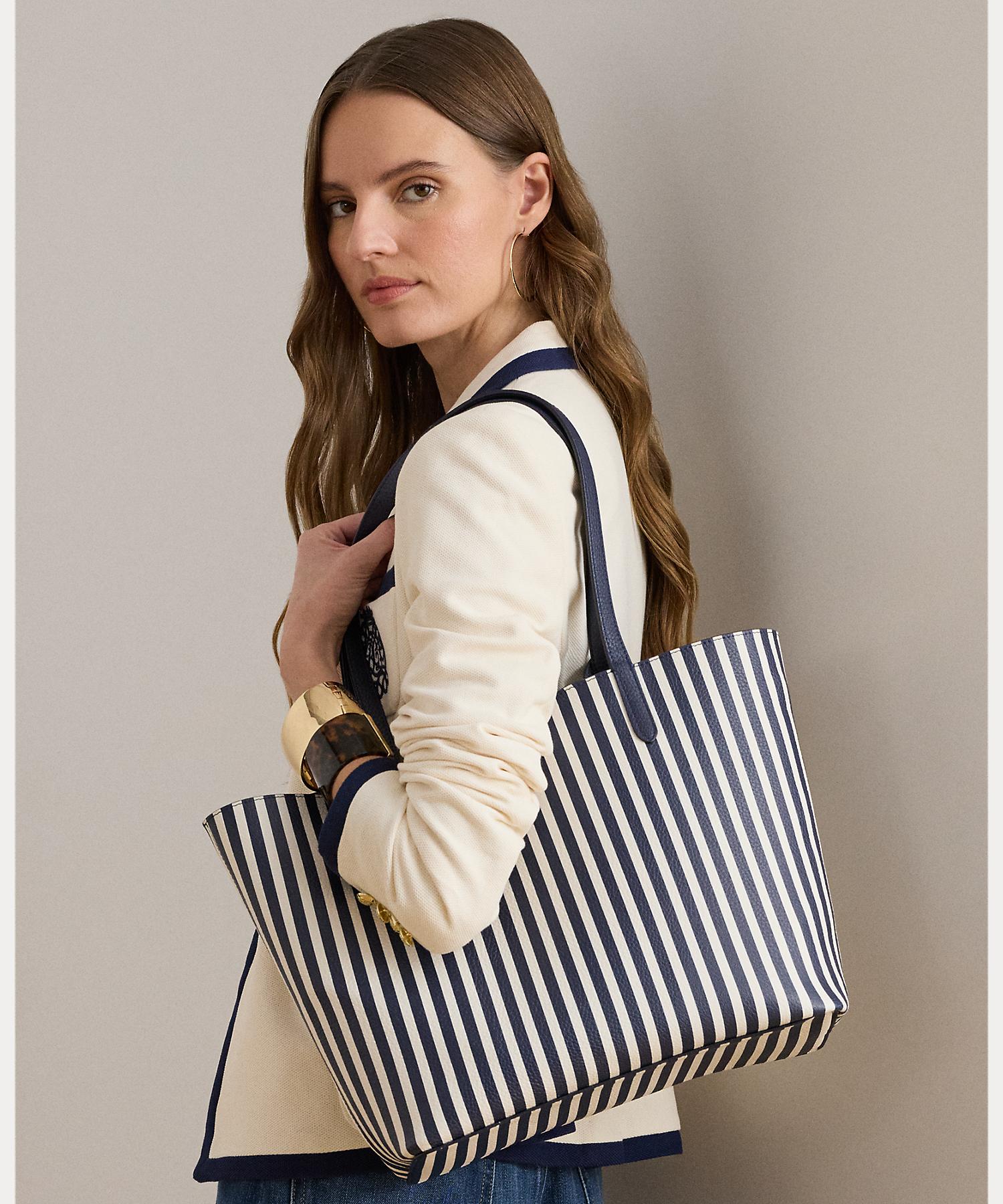 ローレン ラルフ ローレン LAUREN RALPH LAUREN フェイクレザー ラージ リバーシブル トート バッグ （999マルチカラー） 999マルチカラー