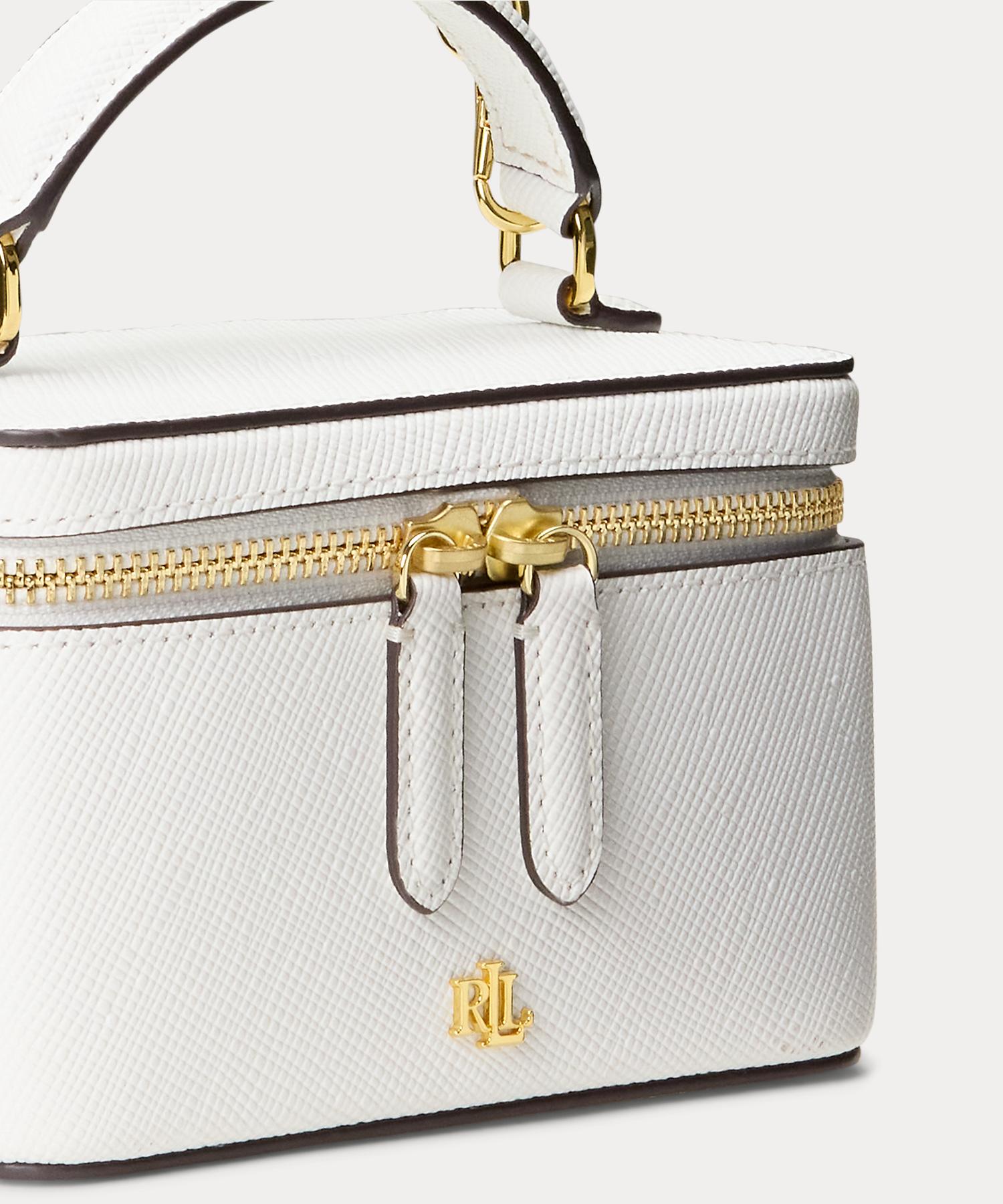 ローレン ラルフ ローレン LAUREN RALPH LAUREN レザー スモール Hallee クロスボディ バッグ （100ホワイト） 100ホワイト