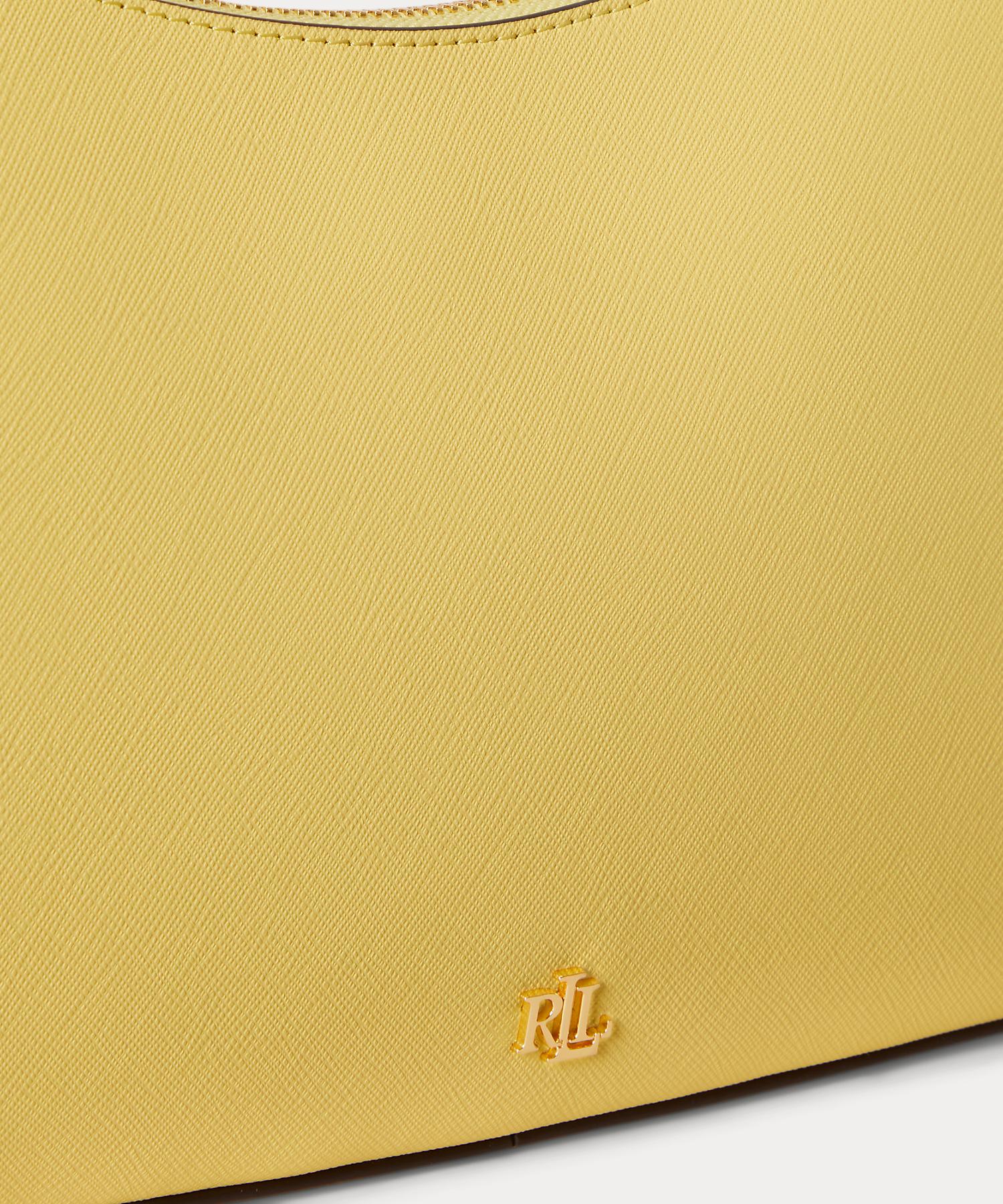 ローレン ラルフ ローレン LAUREN RALPH LAUREN クロスハッチ レザー ミディアム Danni バッグ （700イエロー） 700イエロー