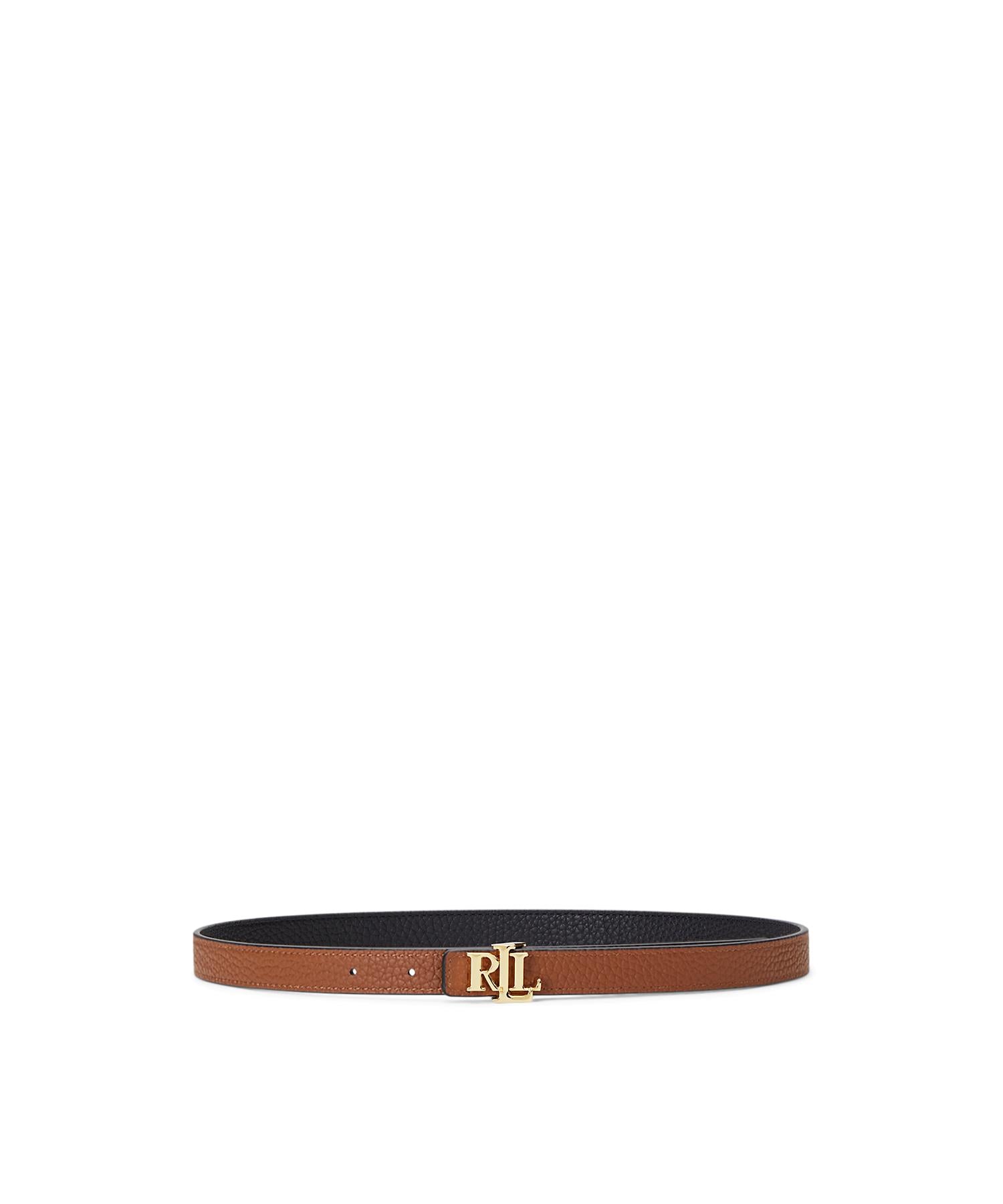 ローレン ラルフ ローレン LAUREN RALPH LAUREN ロゴ リバーシブル レザー スキニー ベルト