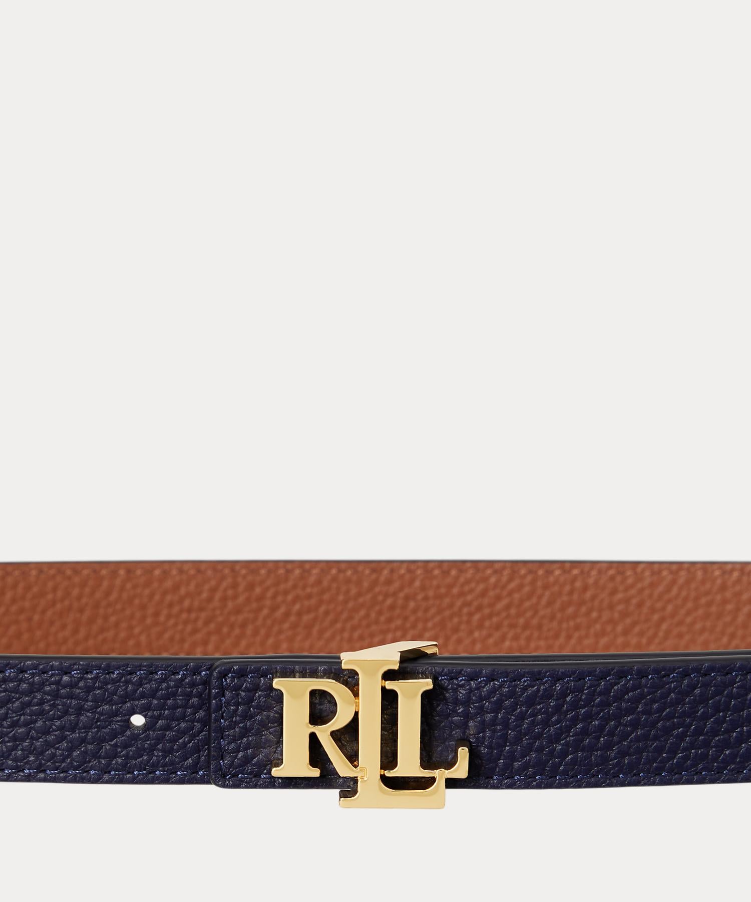 ローレン ラルフ ローレン LAUREN RALPH LAUREN ロゴ リバーシブル レザー スキニー ベルト （999マルチカラー） 999マルチカラー