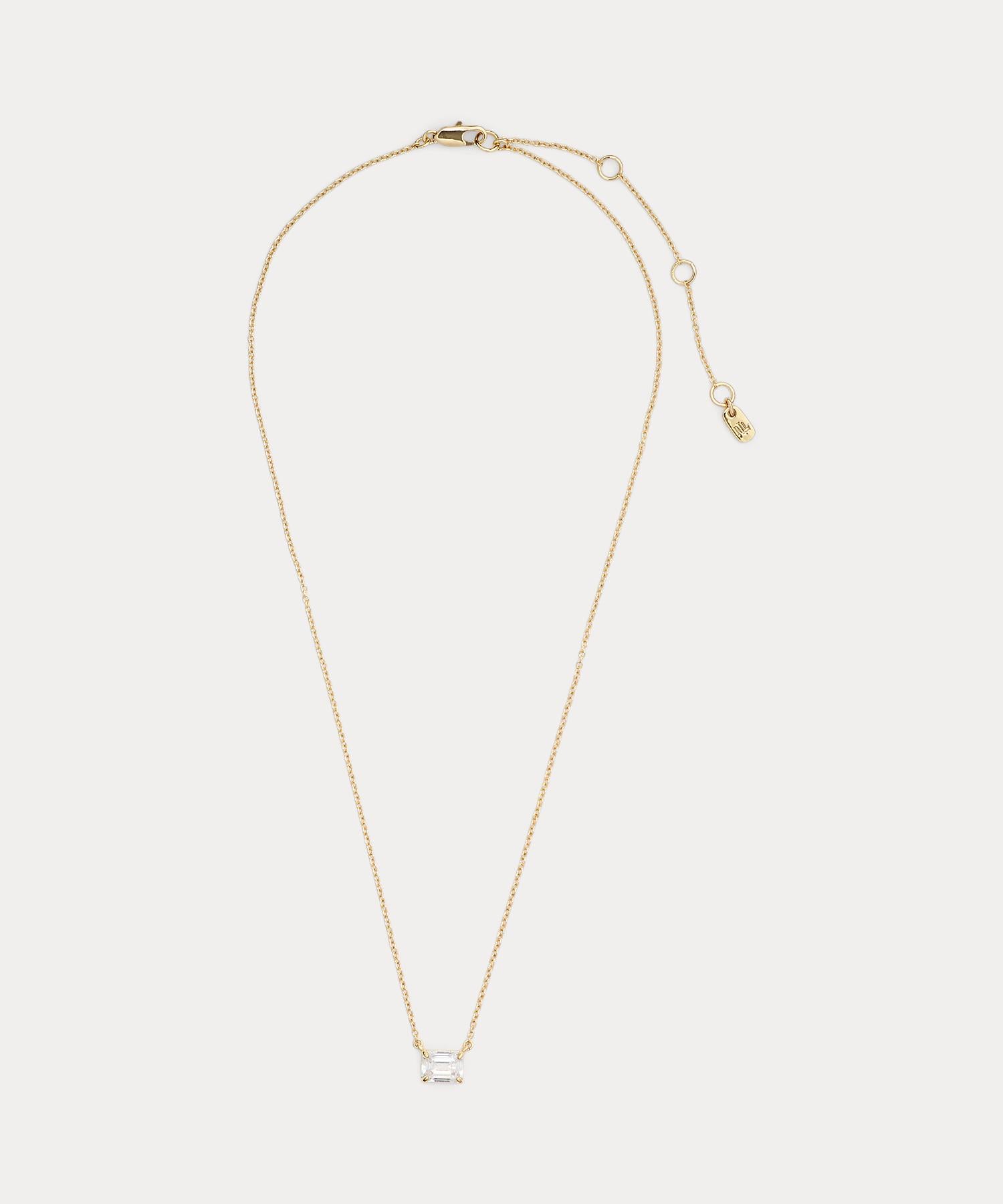 ローレン ラルフ ローレン LAUREN RALPH LAUREN キュービック ジルコニア ペンダント ネックレス （710イエロー） 710イエロー