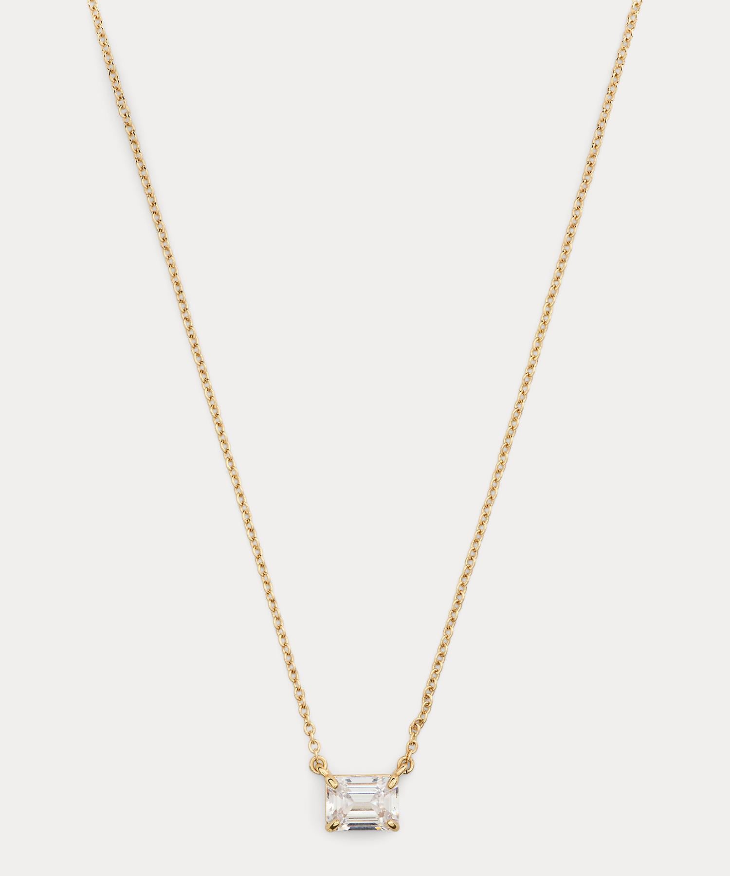 ローレン ラルフ ローレン LAUREN RALPH LAUREN キュービック ジルコニア ペンダント ネックレス （710イエロー） 710イエロー