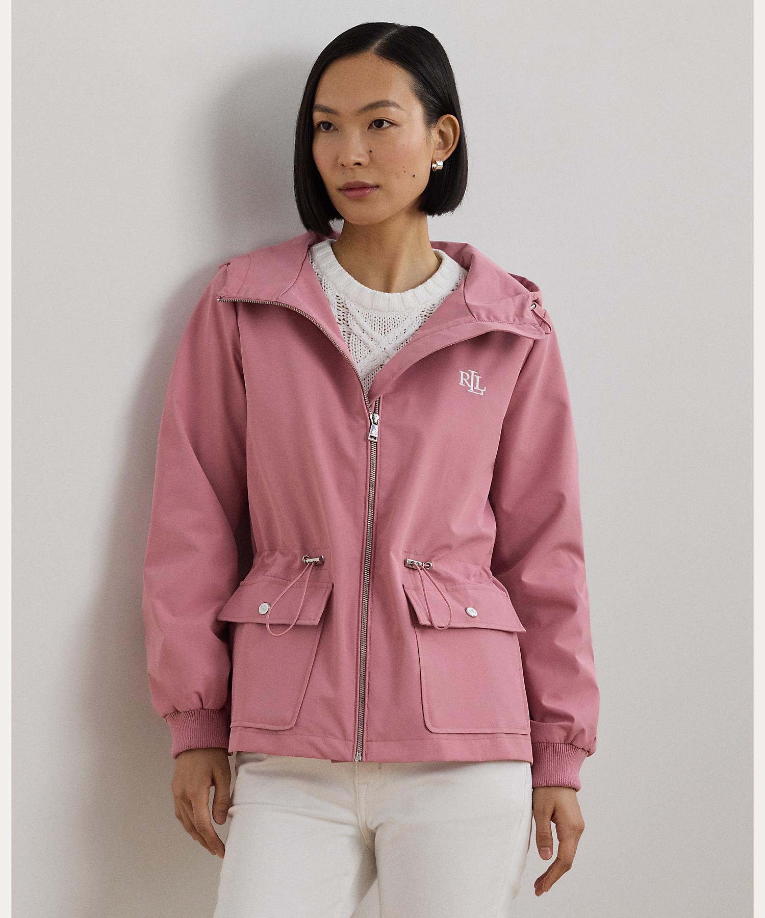 ローレン ラルフ ローレン LAUREN RALPH LAUREN フルジップ フーデッド ジャケット （650ピンク） 650ピンク
