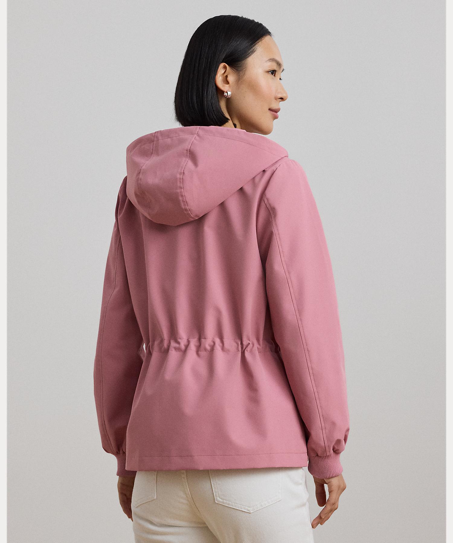 ローレン ラルフ ローレン LAUREN RALPH LAUREN フルジップ フーデッド ジャケット （650ピンク） 650ピンク