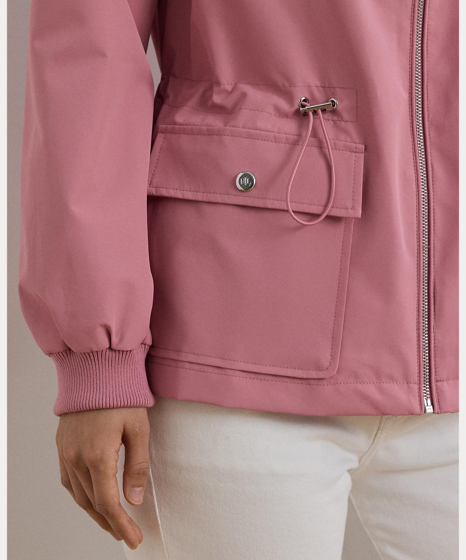 ローレン ラルフ ローレン LAUREN RALPH LAUREN フルジップ フーデッド ジャケット （650ピンク） 650ピンク