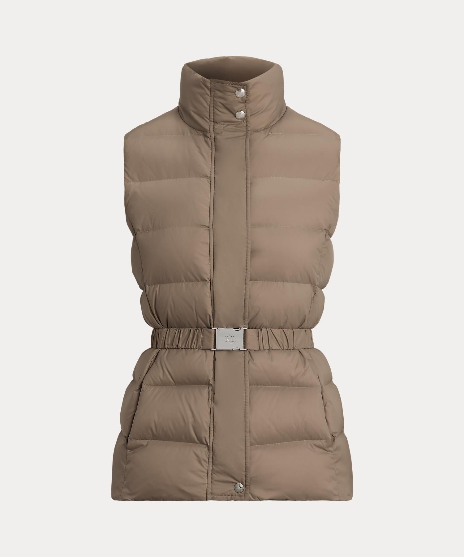 ローレン ラルフ ローレン LAUREN RALPH LAUREN ベルテッド チャンネルキルテッド ダウン ベスト （230ブラウン） 230ブラウン