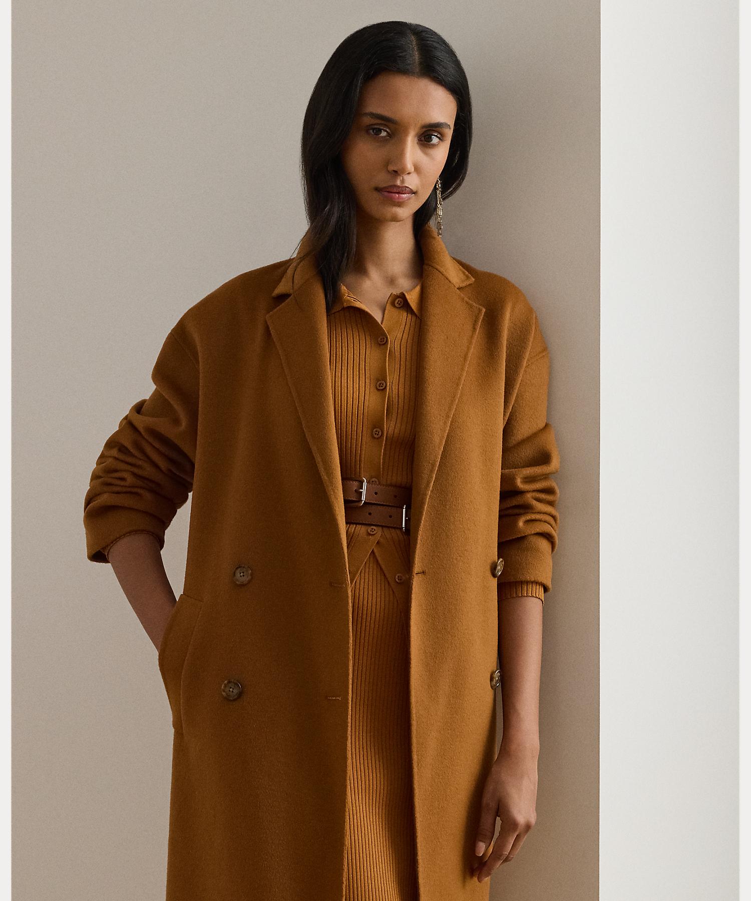 ローレン ラルフ ローレン LAUREN RALPH LAUREN ダブルブレステッド ウールブレンド コクーン コート （200ブラウン） 200ブラウン