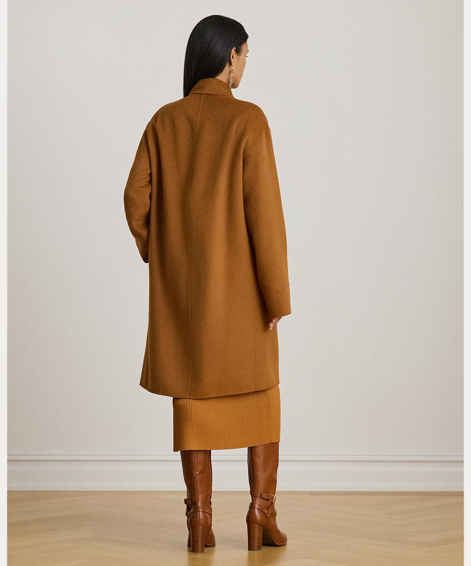 ローレン ラルフ ローレン LAUREN RALPH LAUREN ダブルブレステッド ウールブレンド コクーン コート （200ブラウン） 200ブラウン