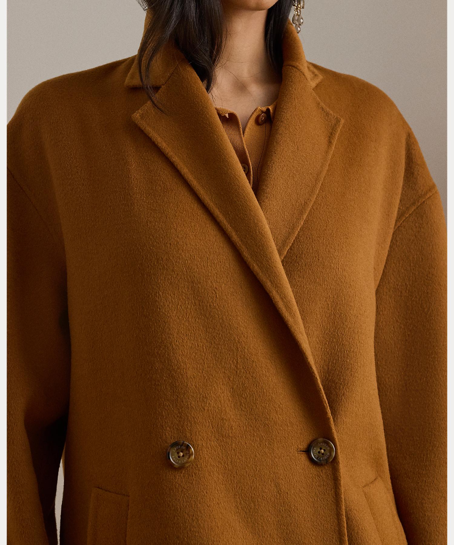 ローレン ラルフ ローレン LAUREN RALPH LAUREN ダブルブレステッド ウールブレンド コクーン コート （200ブラウン） 200ブラウン