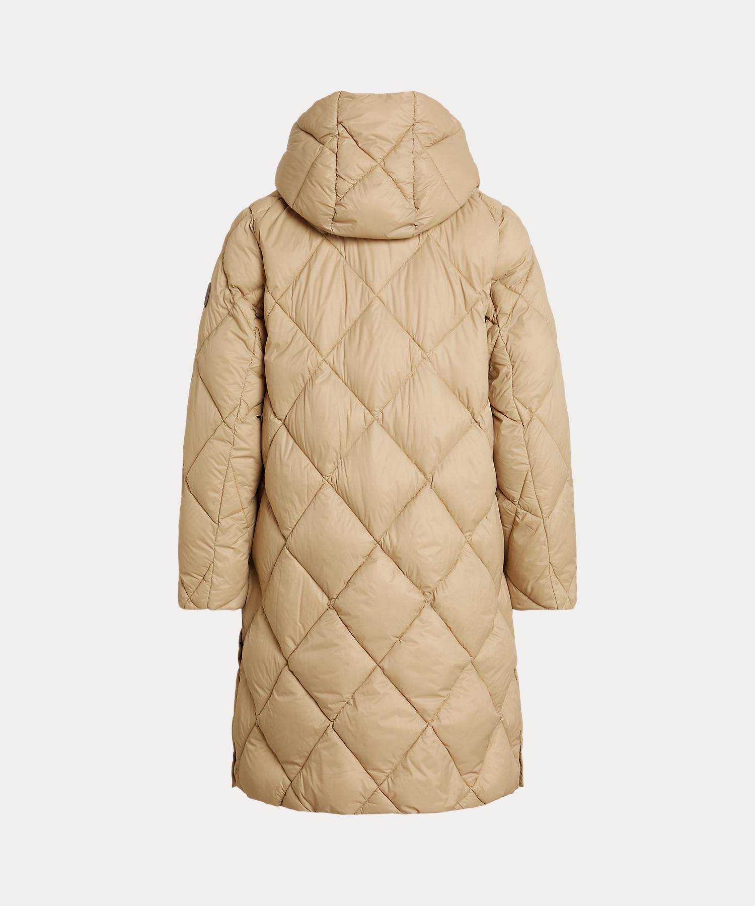 ローレン ラルフ ローレン LAUREN RALPH LAUREN フーデッド ダイヤモンドキルテッド ダウン コート （270ブラウン） 270ブラウン