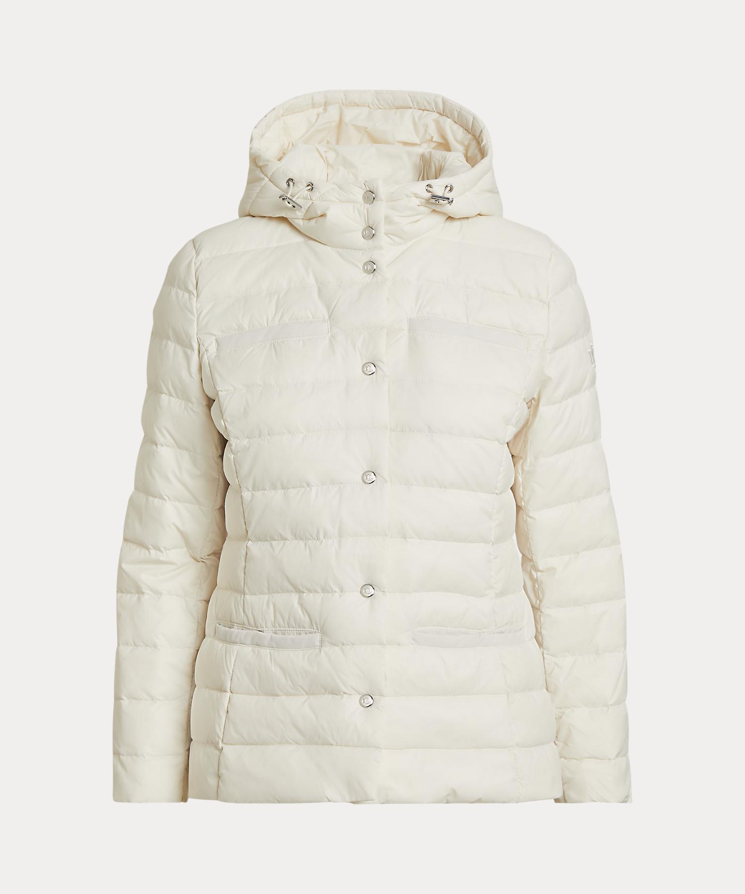 ローレン ラルフ ローレン LAUREN RALPH LAUREN フーデッド チャンネルキルテッド ダウン コート （101ナチュラル） 101ナチュラル