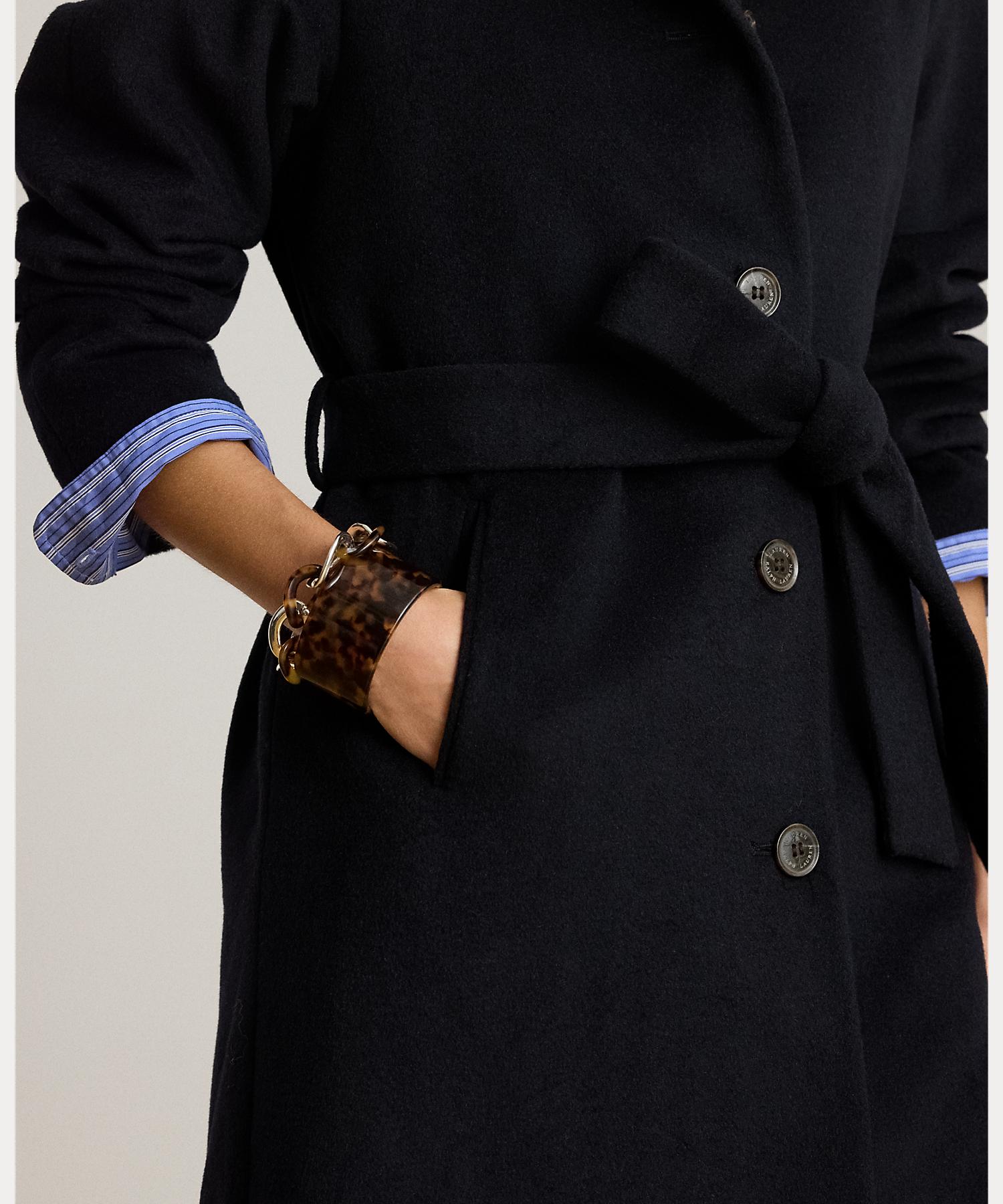 ローレン ラルフ ローレン LAUREN RALPH LAUREN ベルテッド ウールブレンド コート （410ネイビー） 410ネイビー