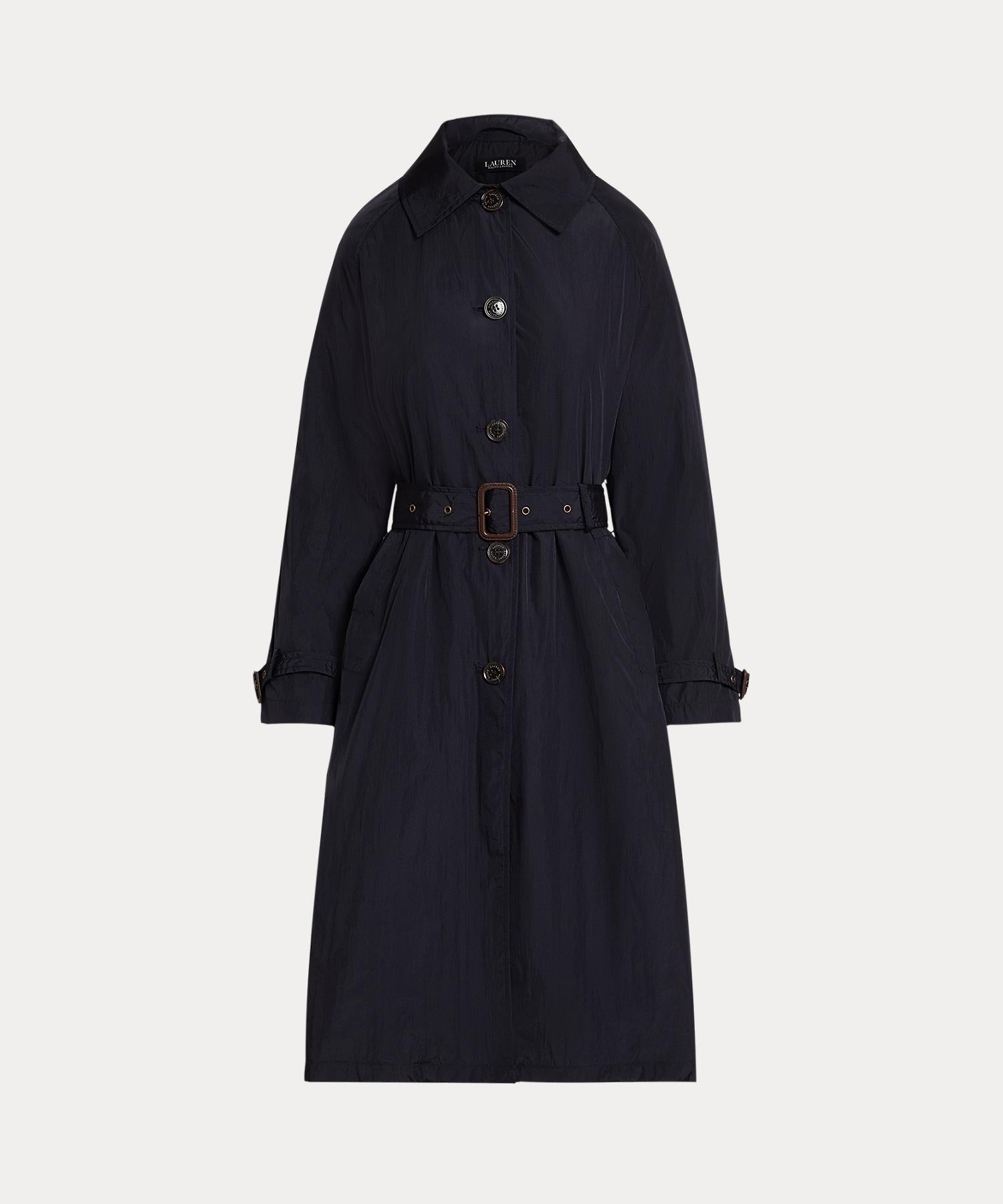 ローレン ラルフ ローレン LAUREN RALPH LAUREN ベルテッド タフタ トレンチ コート （410ネイビー） 410ネイビー