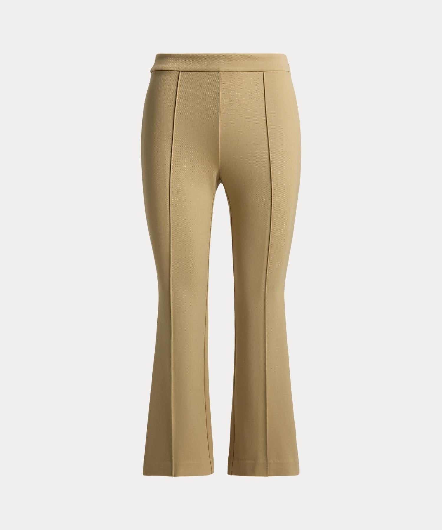 ローレン ラルフ ローレン LAUREN RALPH LAUREN ツイル フレア アンクル パンツ （270ブラウン） 270ブラウン