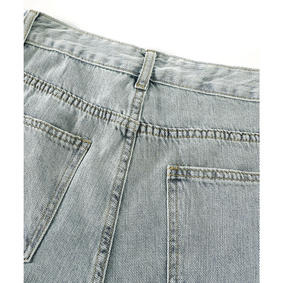LA POMME petit Pearl Deco Wide Denim Pants
