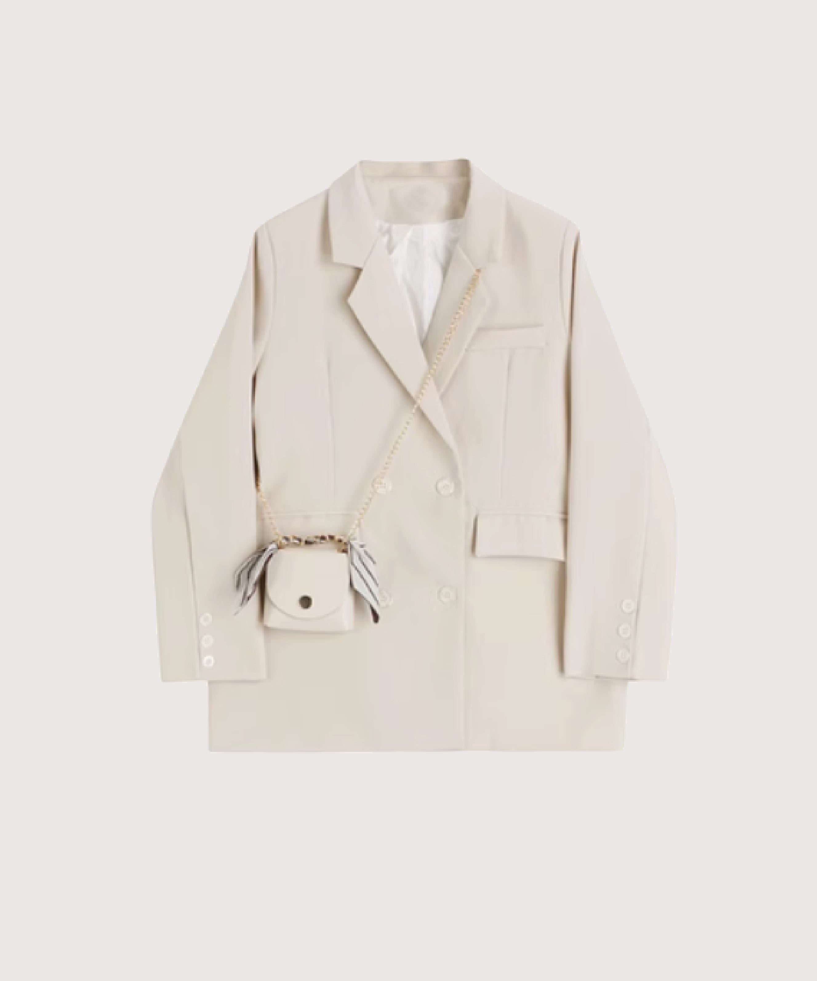 La Pomme Petit Fine Jacket With Mini Bag
