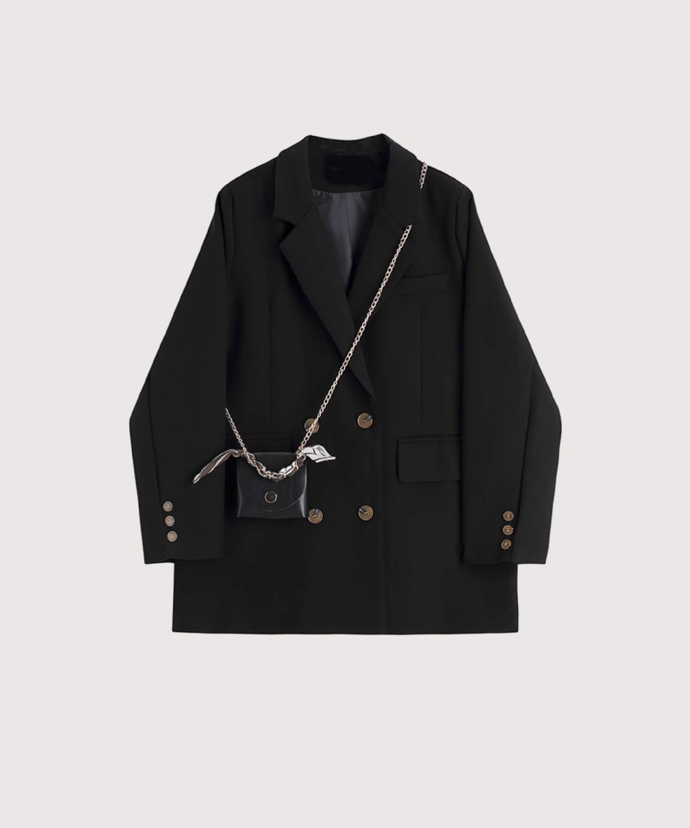 La Pomme Petit Fine Jacket With Mini Bag