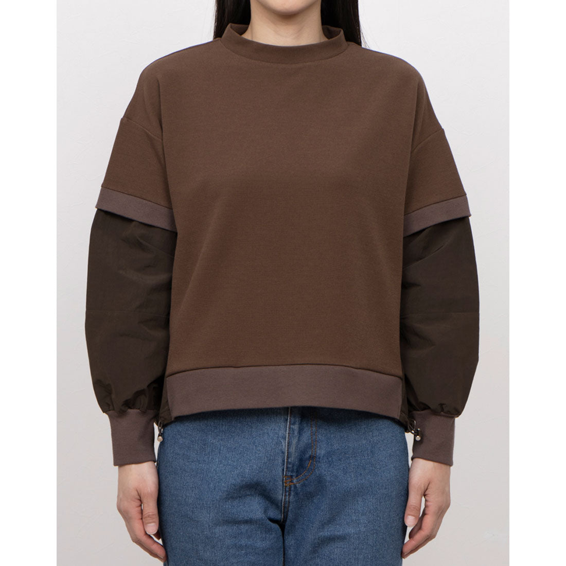 La La que sera Waffle Stretch Docking Pullover