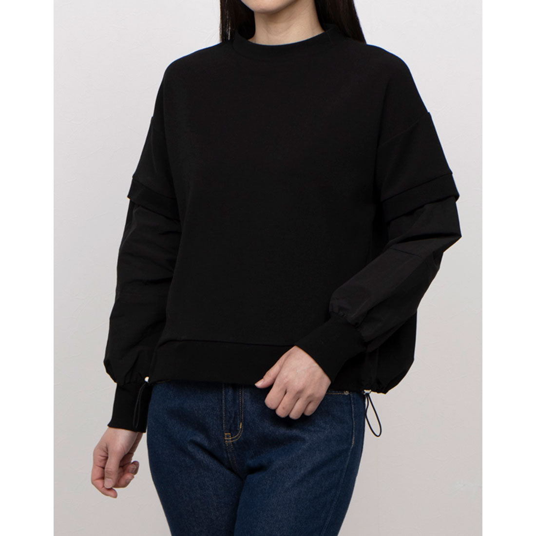 La La que sera Waffle Stretch Docking Pullover