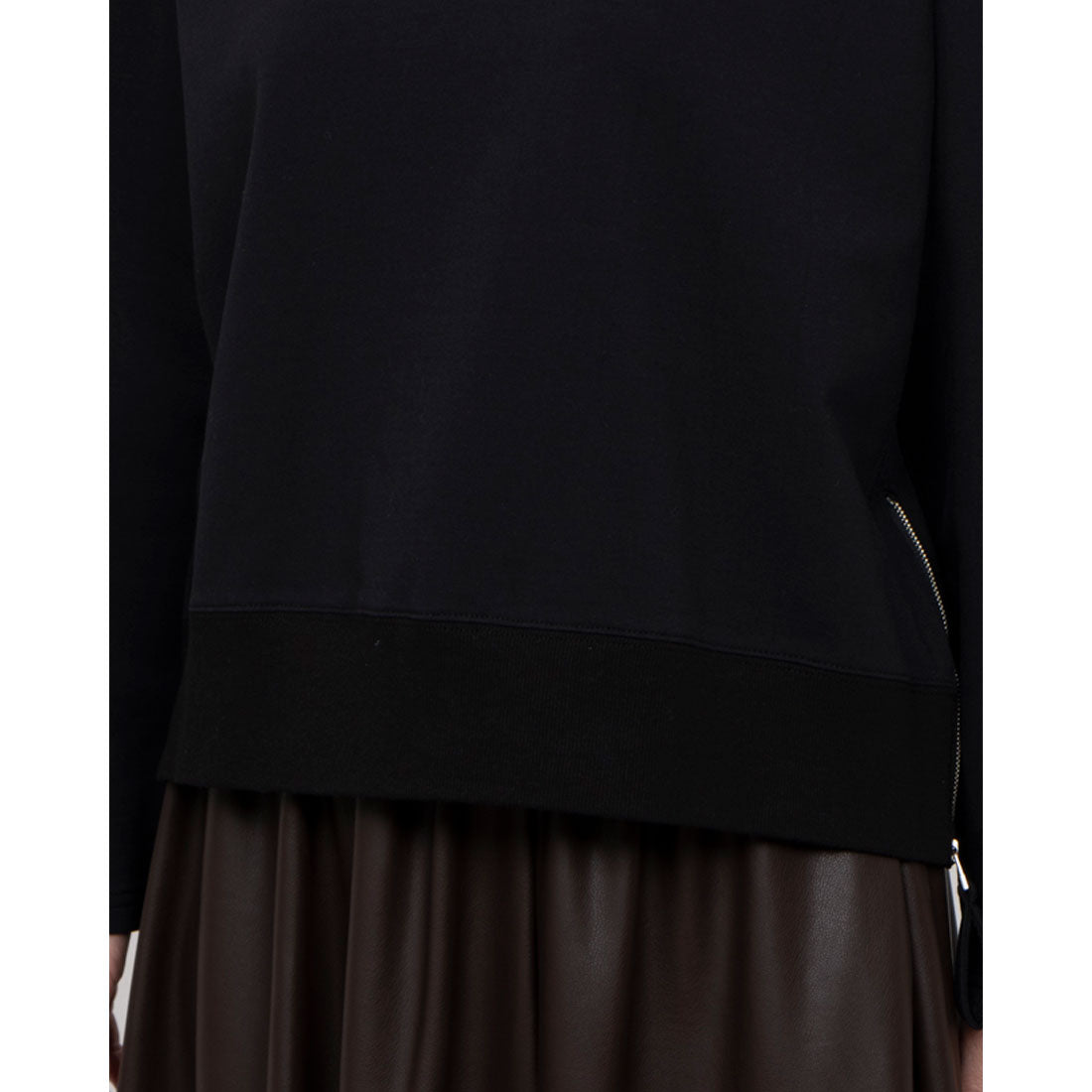 La La que sera ST Mini Back Fleece Slider Slit Pullover