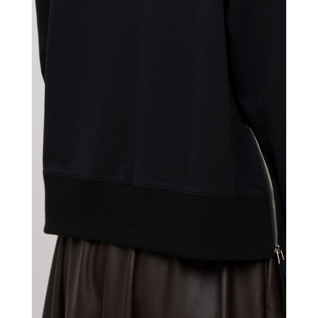 La La que sera ST Mini Back Fleece Slider Slit Pullover